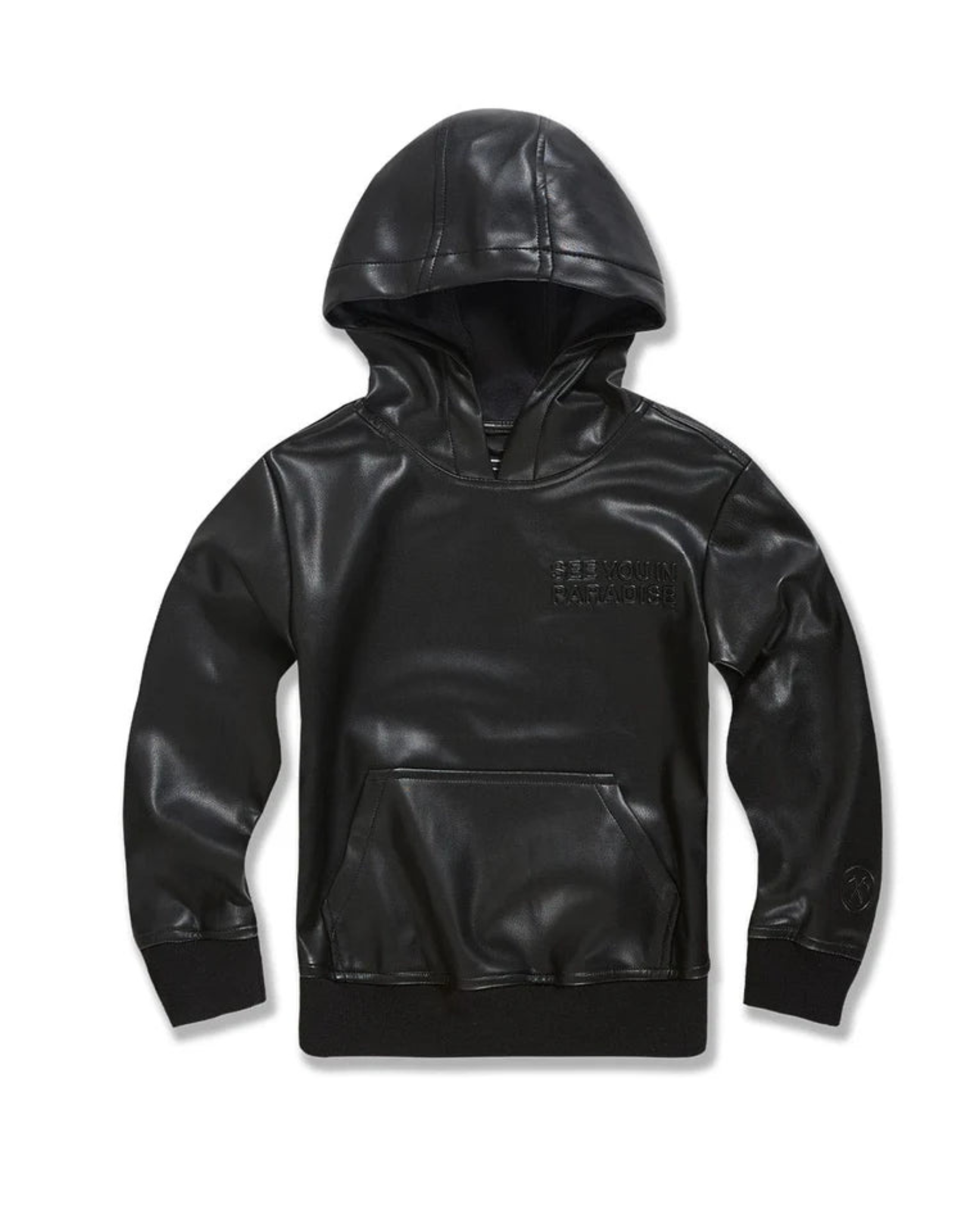 Kids Paradise Leather Pullover Hoodie