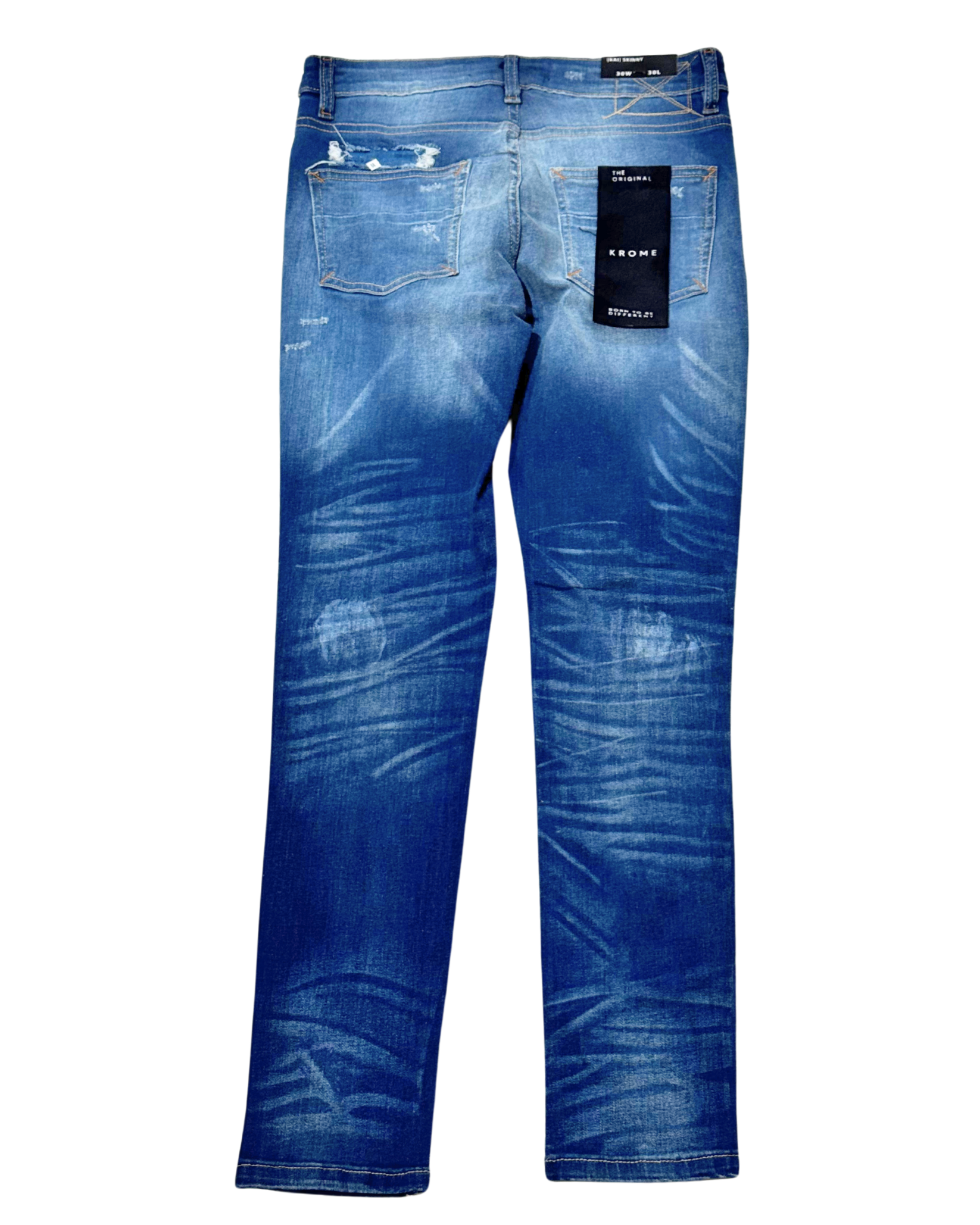 Drop Ripped Skinny Kr 3014