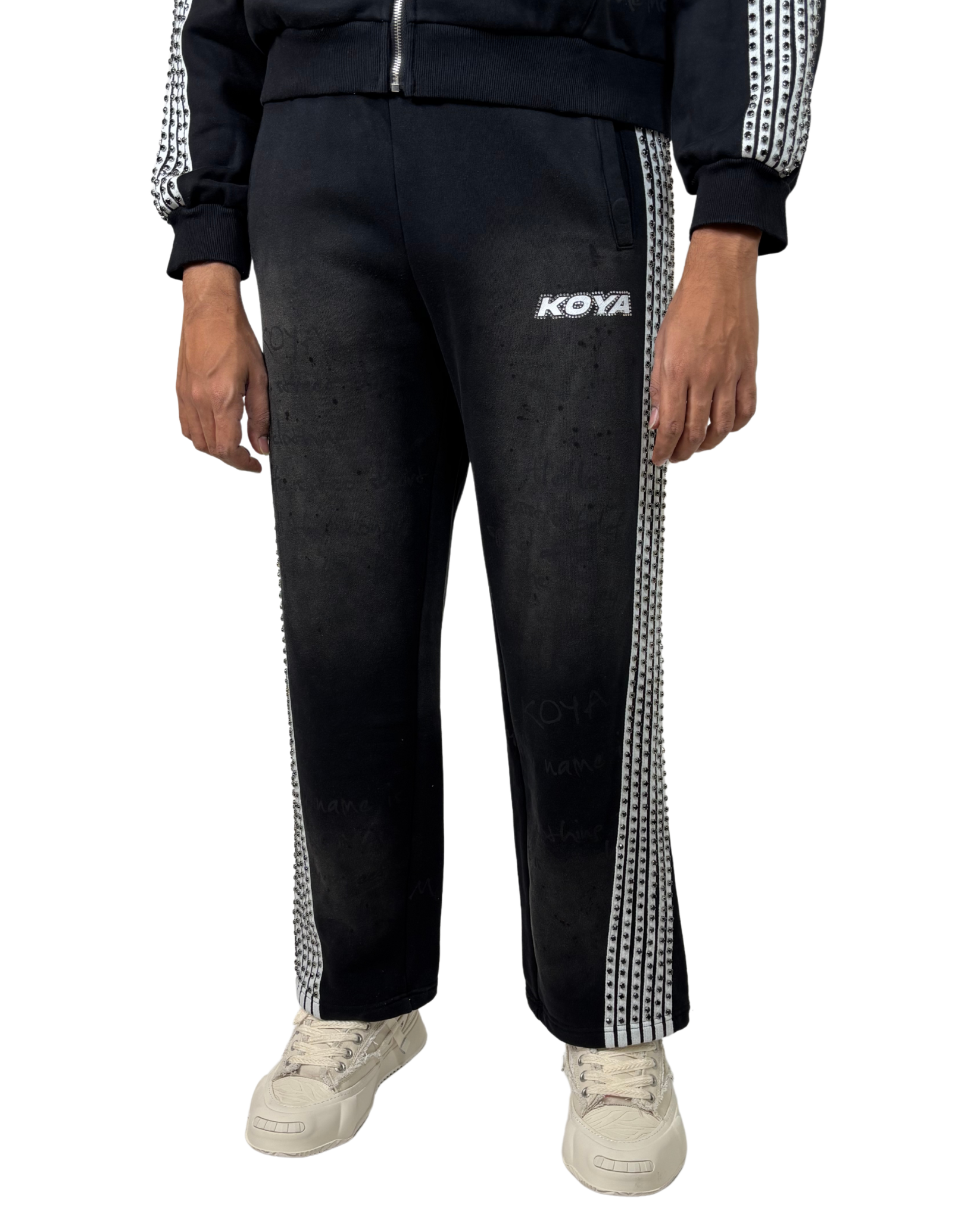 Mens Rhinestone Sweatpants KSRS01