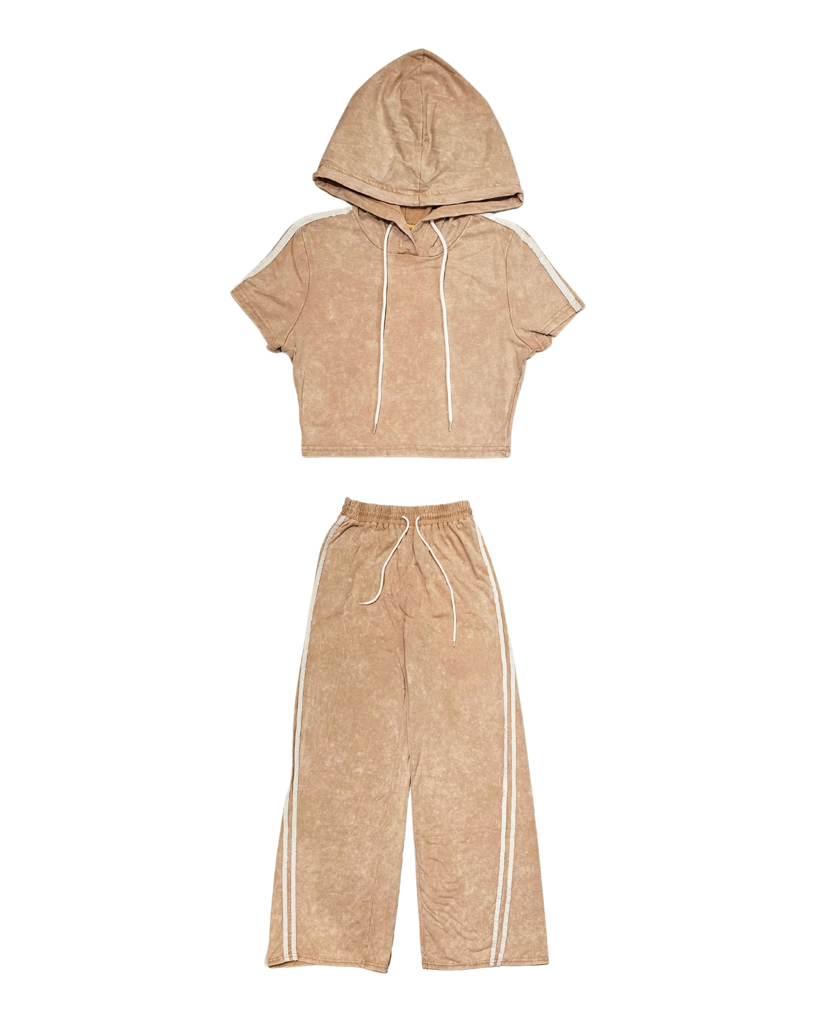 Oversize Stripe Sweat Shirt And Pant