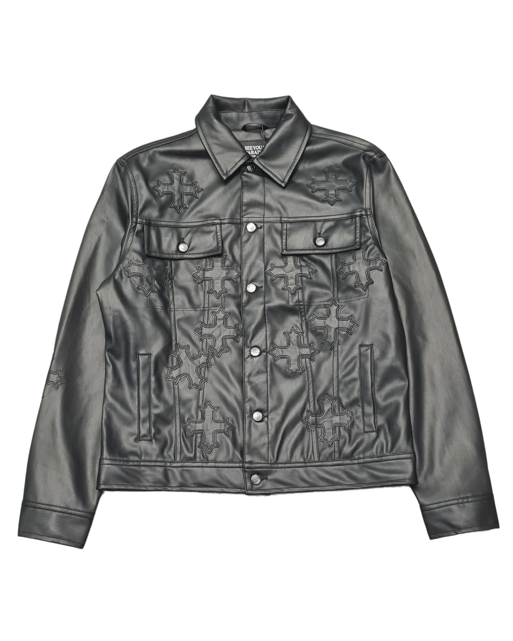 Crosses Leather Jacket