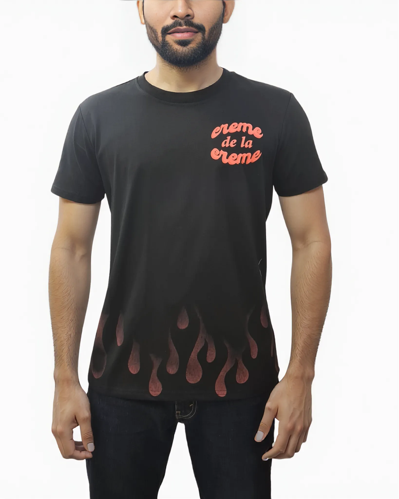 Creme Half Sleeve  Shirt