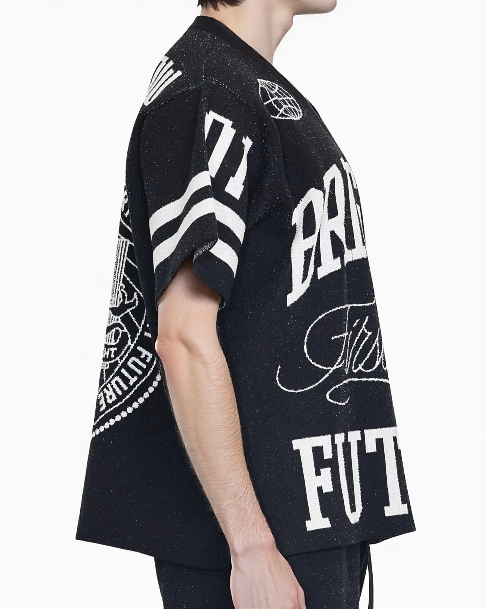 Bright Future Jacquard Knit Shirt