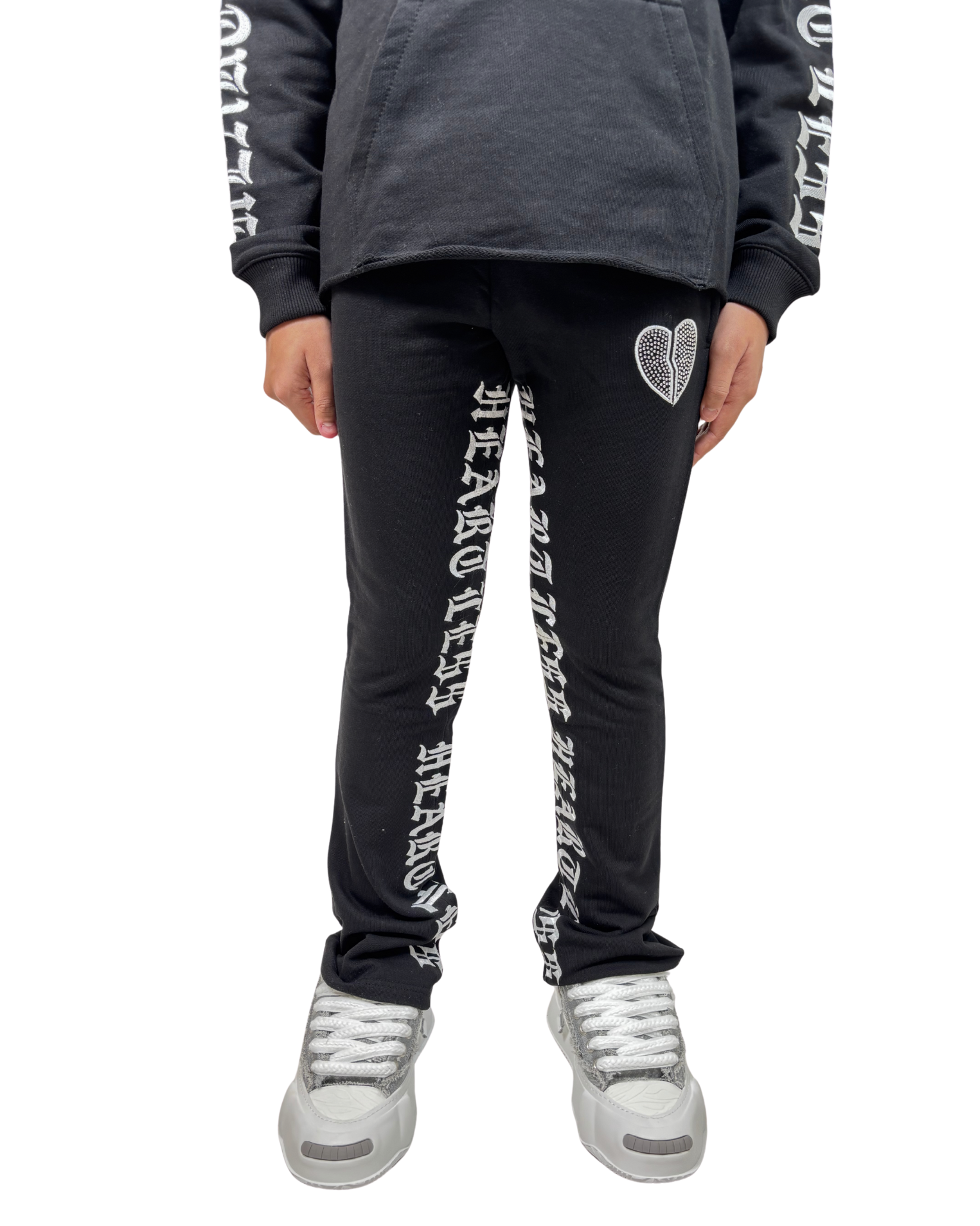Kids Heartless Stacked Sweatpant 80559A