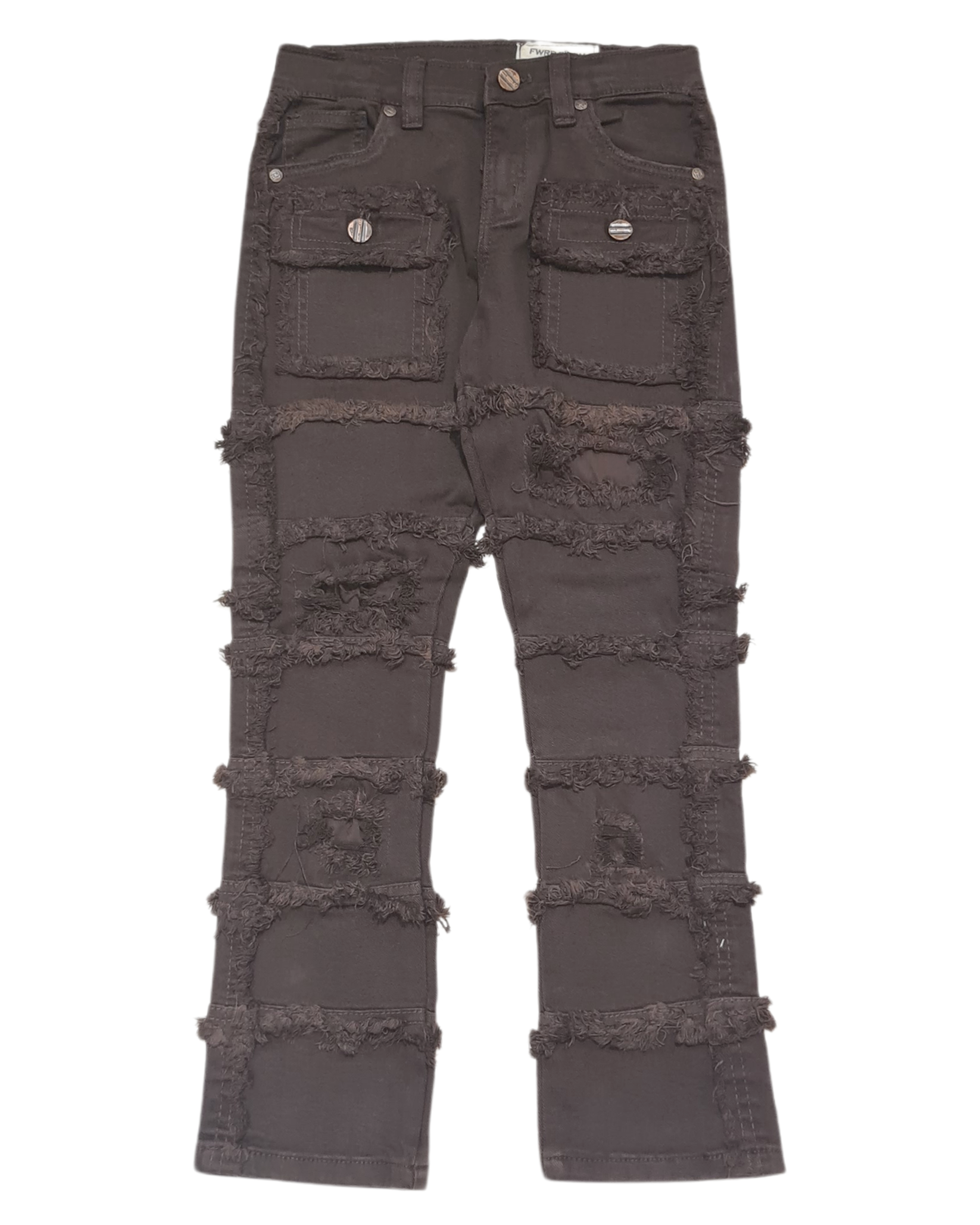 Kids Layer Stacked Denim Jeans 330044