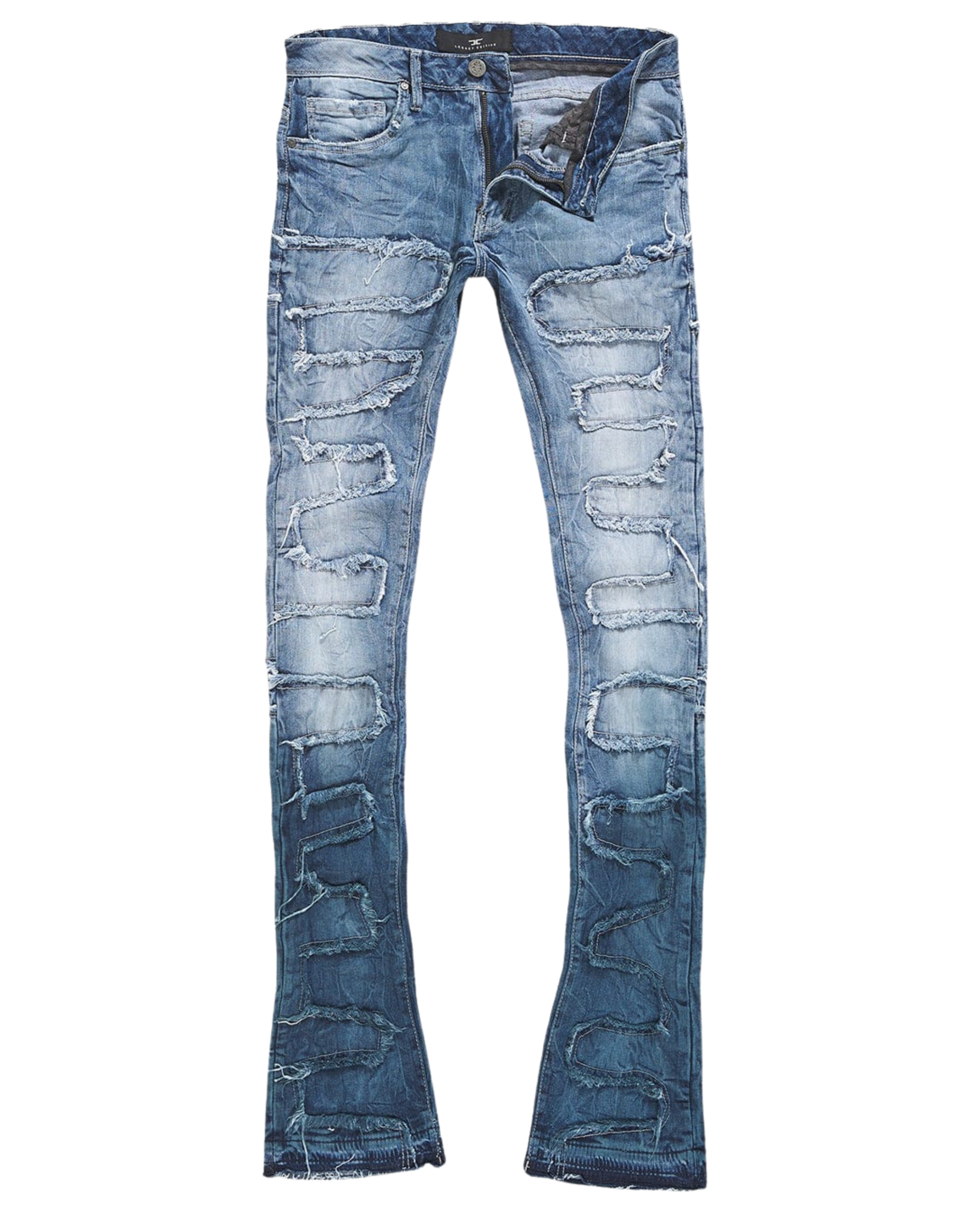 Kids Python Stacked Jeans JTF1130
