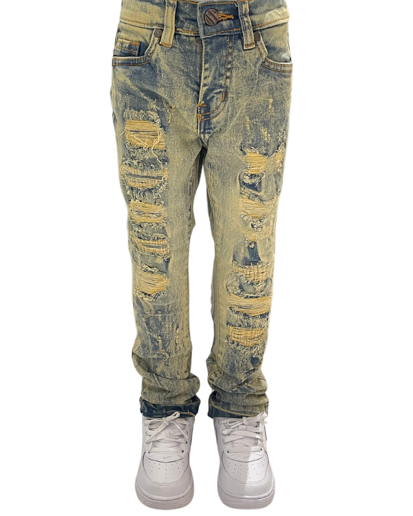 Kids Saints X Sinners Stacked Jeans 33948