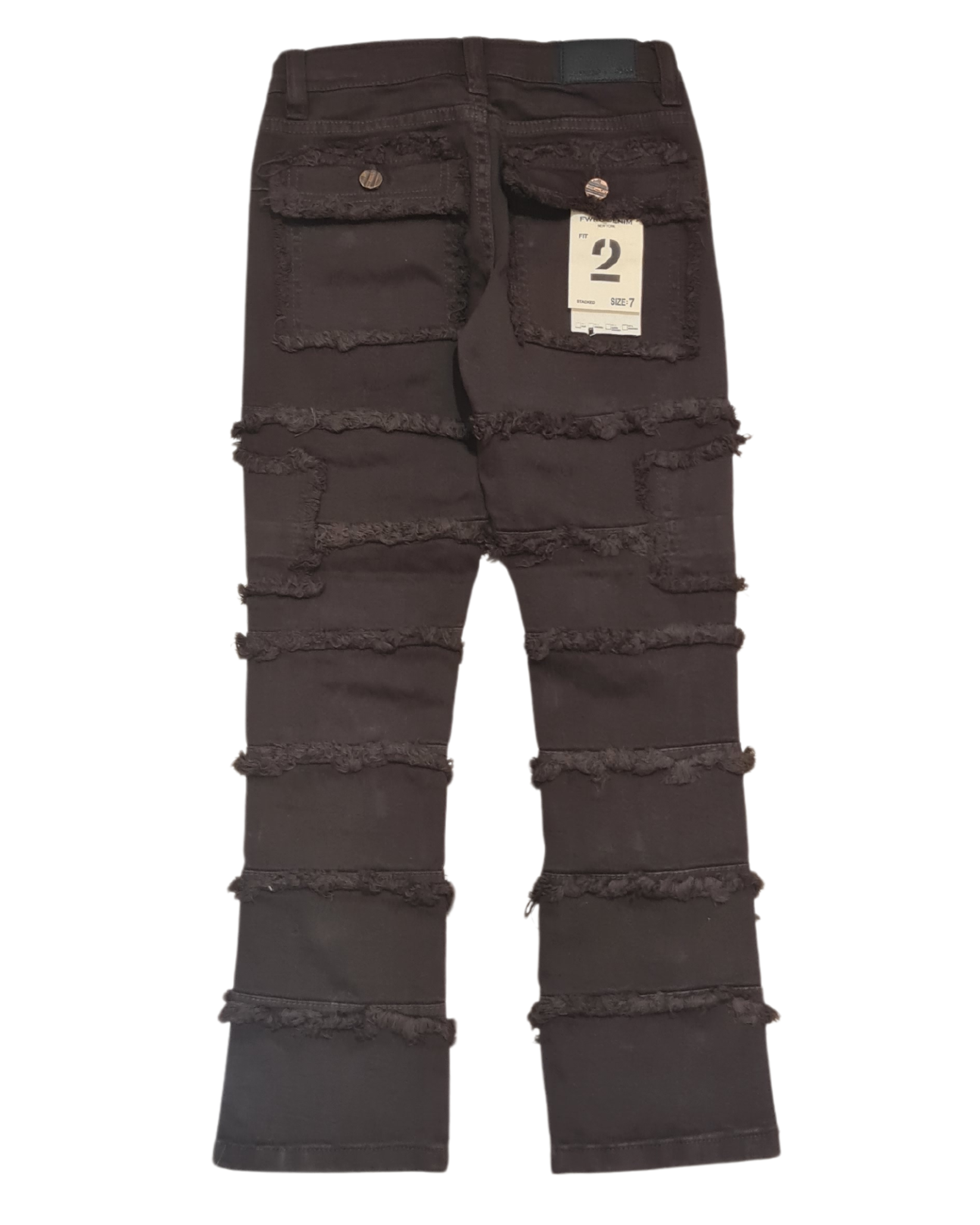 Kids Layer Stacked Denim Jeans 330044