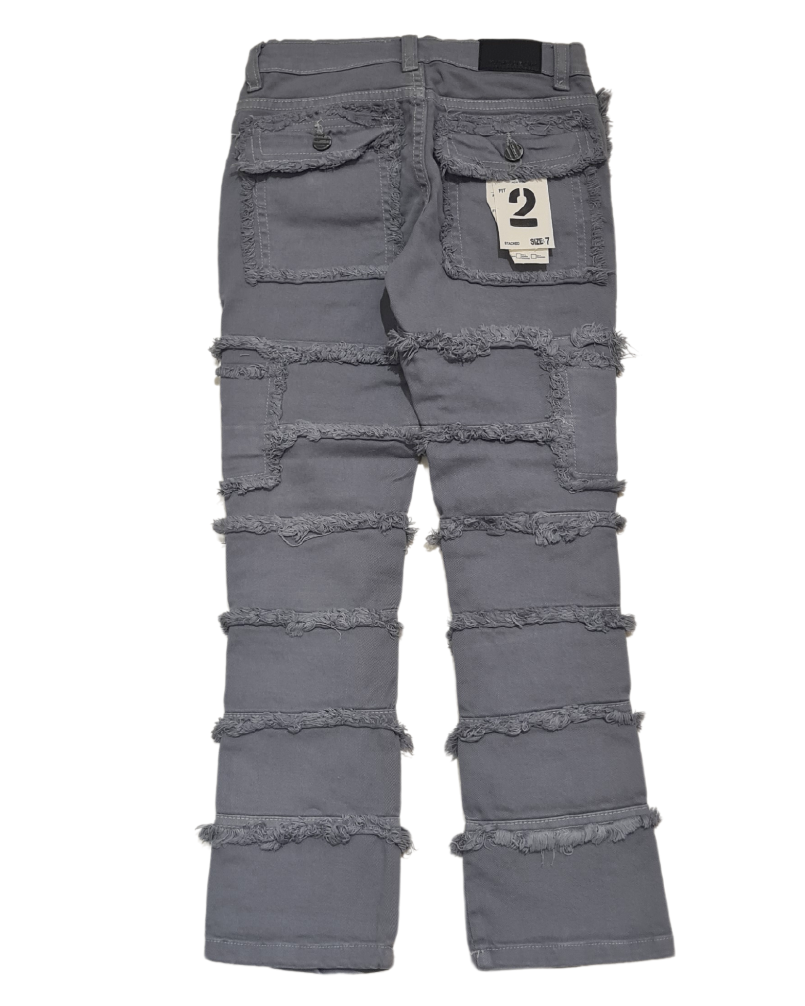 Kids Layer Stacked Denim Jeans 330044