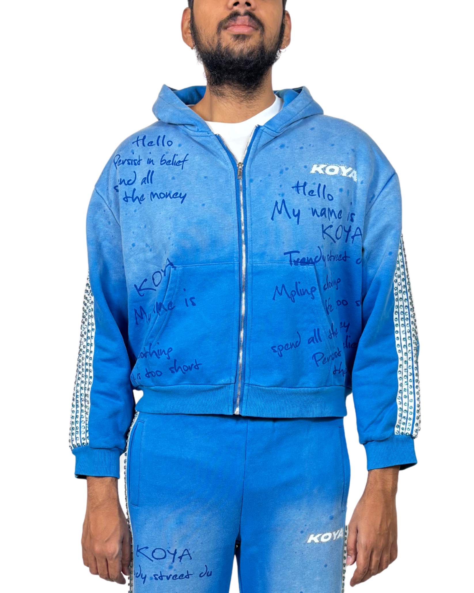 Rhinestone Hoodie KSRS01