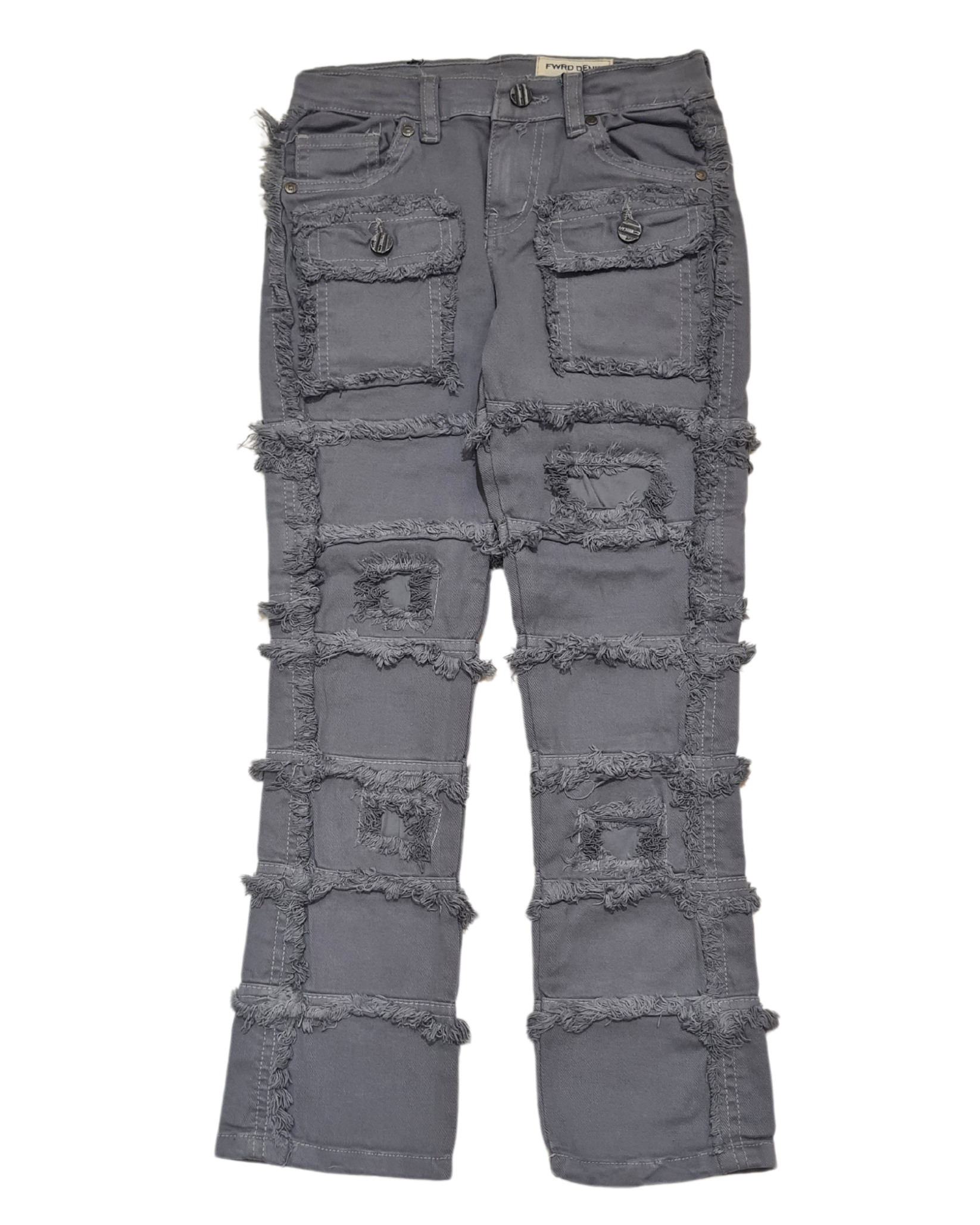 Kids Layer Stacked Denim Jeans 330044