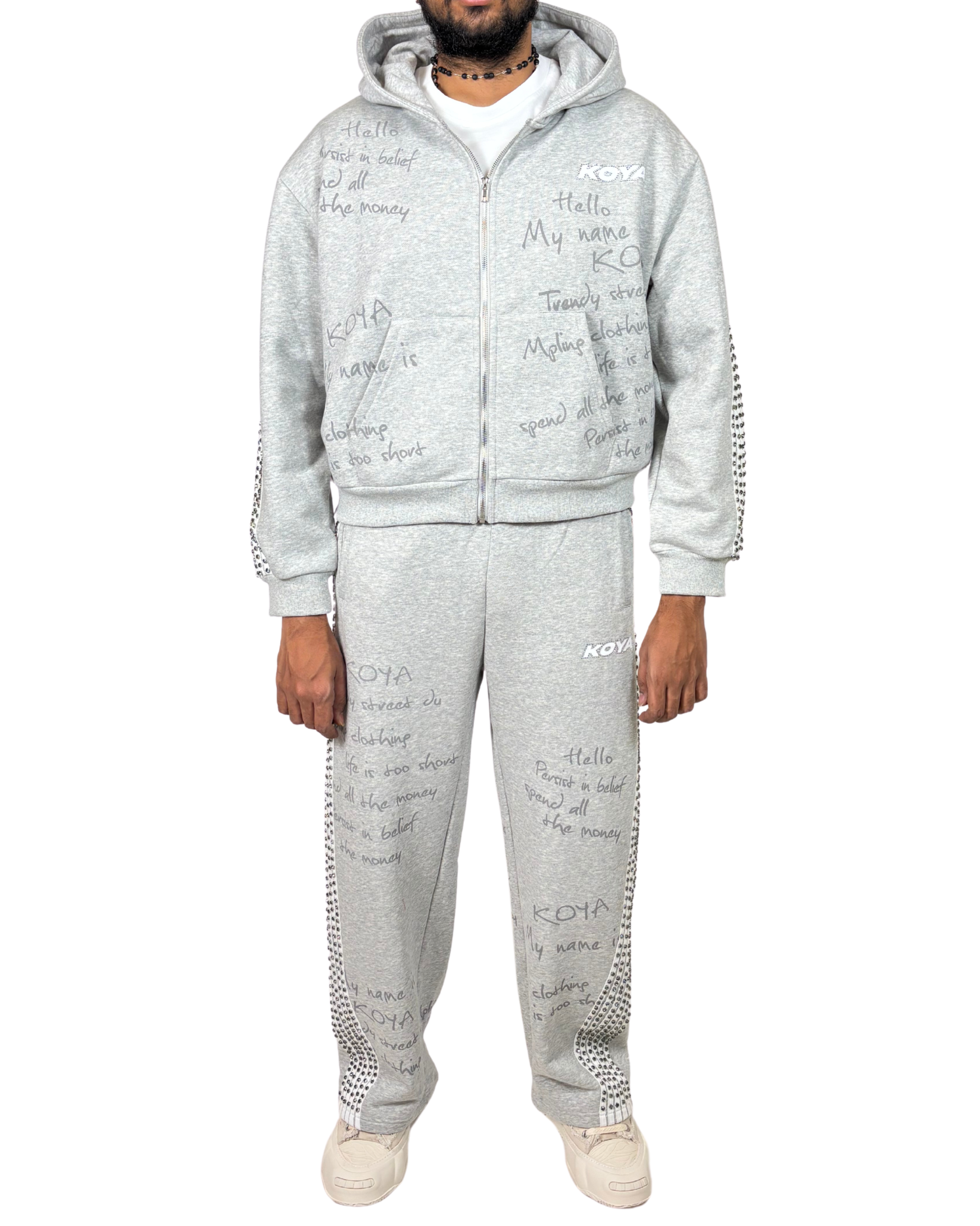 Rhinestone Hoodie KSRS01