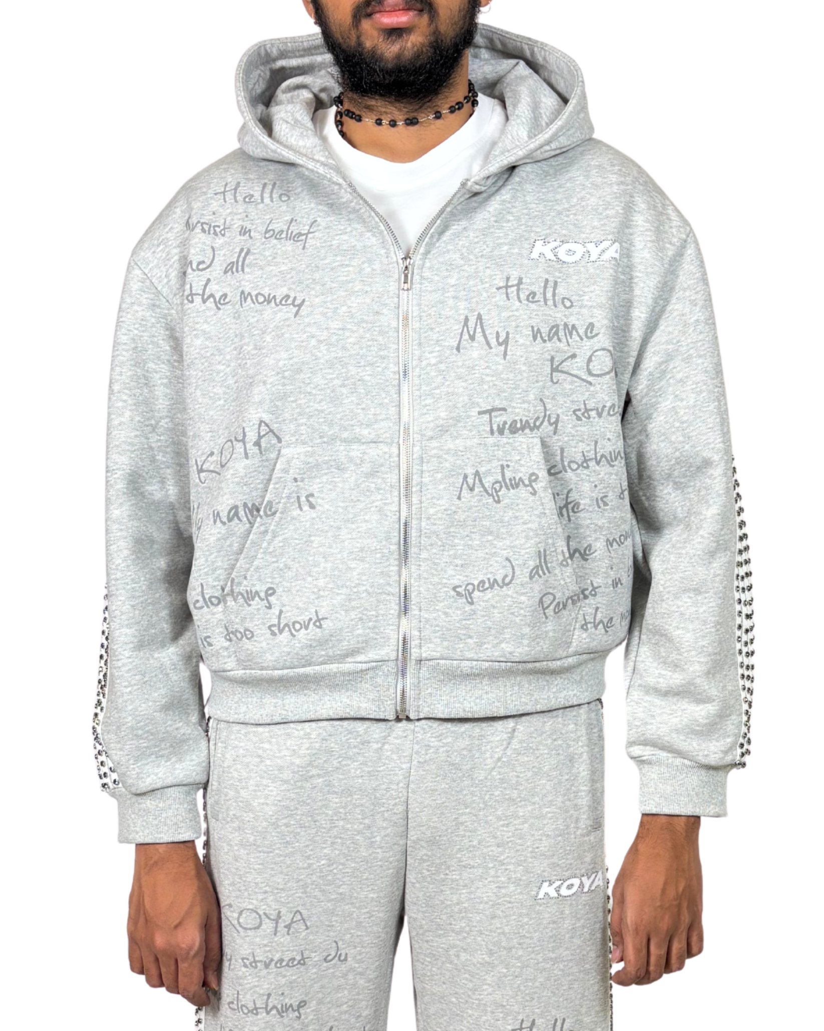 Rhinestone Hoodie KSRS01