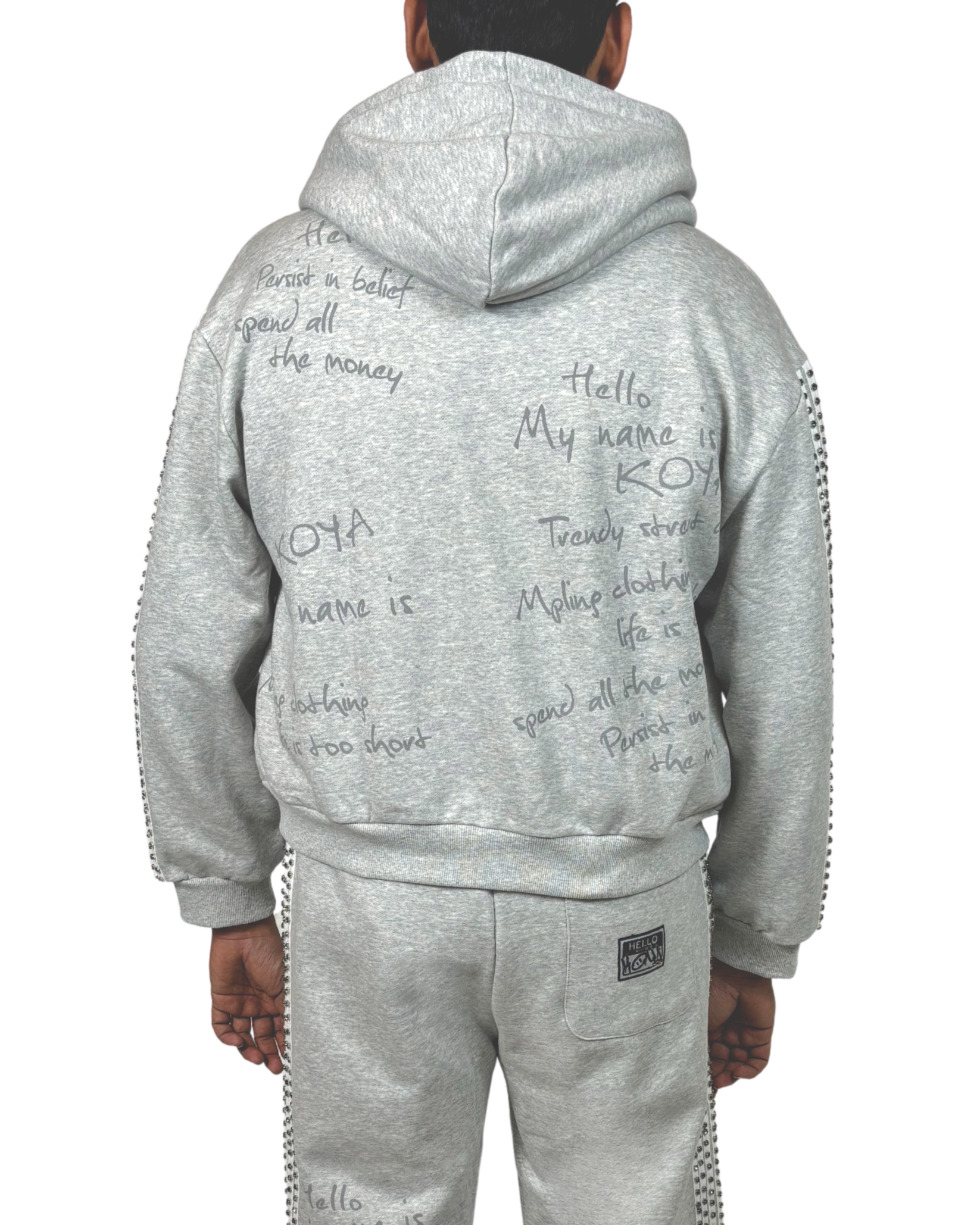 Rhinestone Hoodie KSRS01