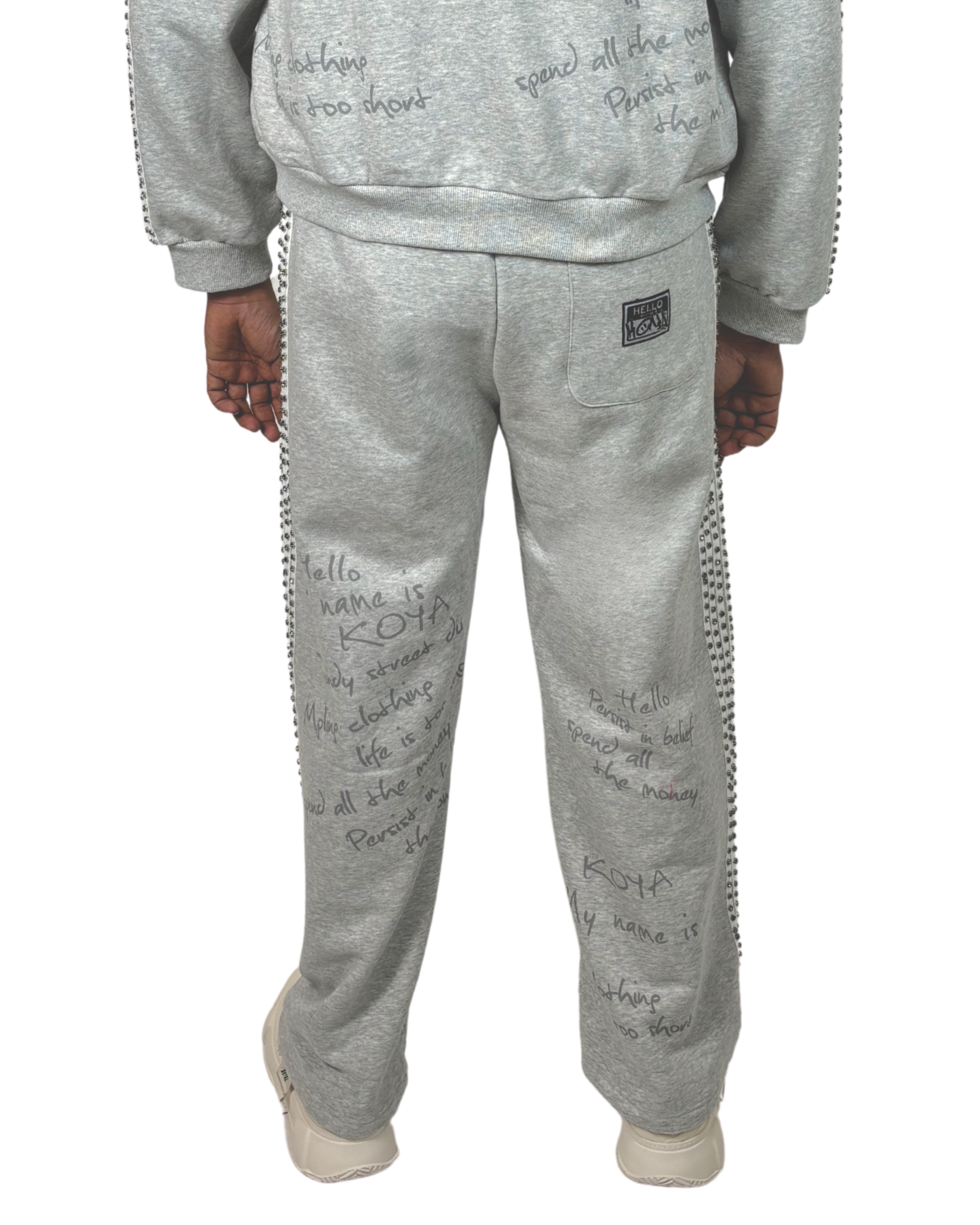 Rhinestone Sweatpants KSRS01