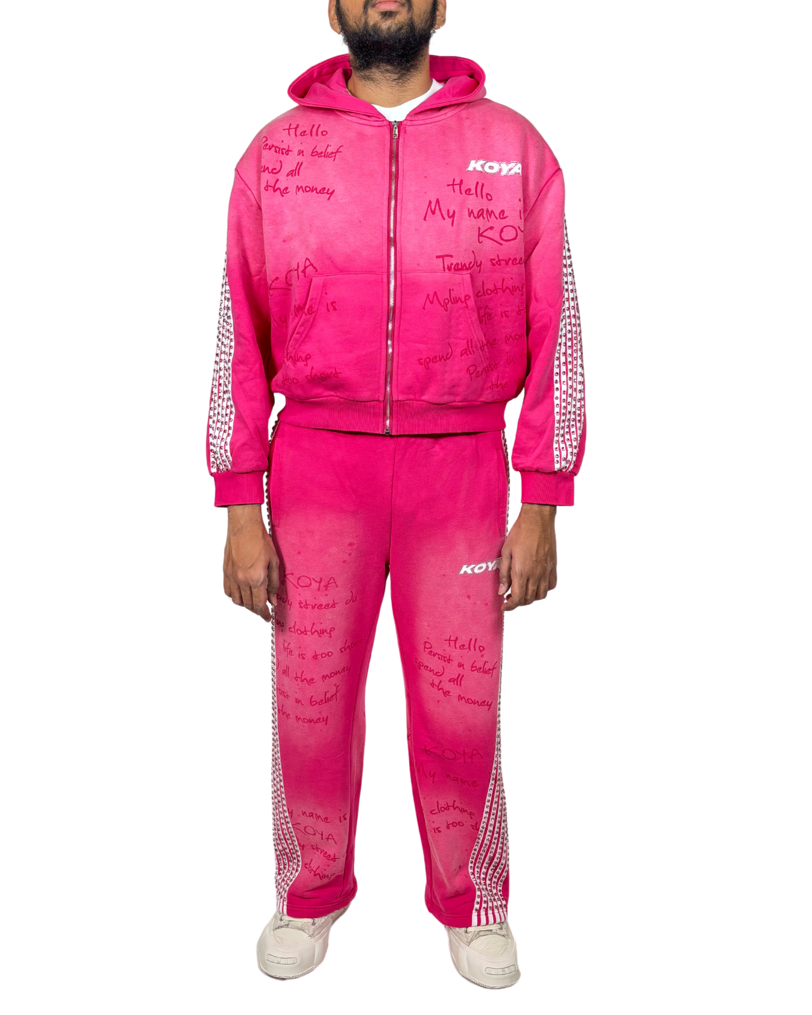 Rhinestone Hoodie KSRS01