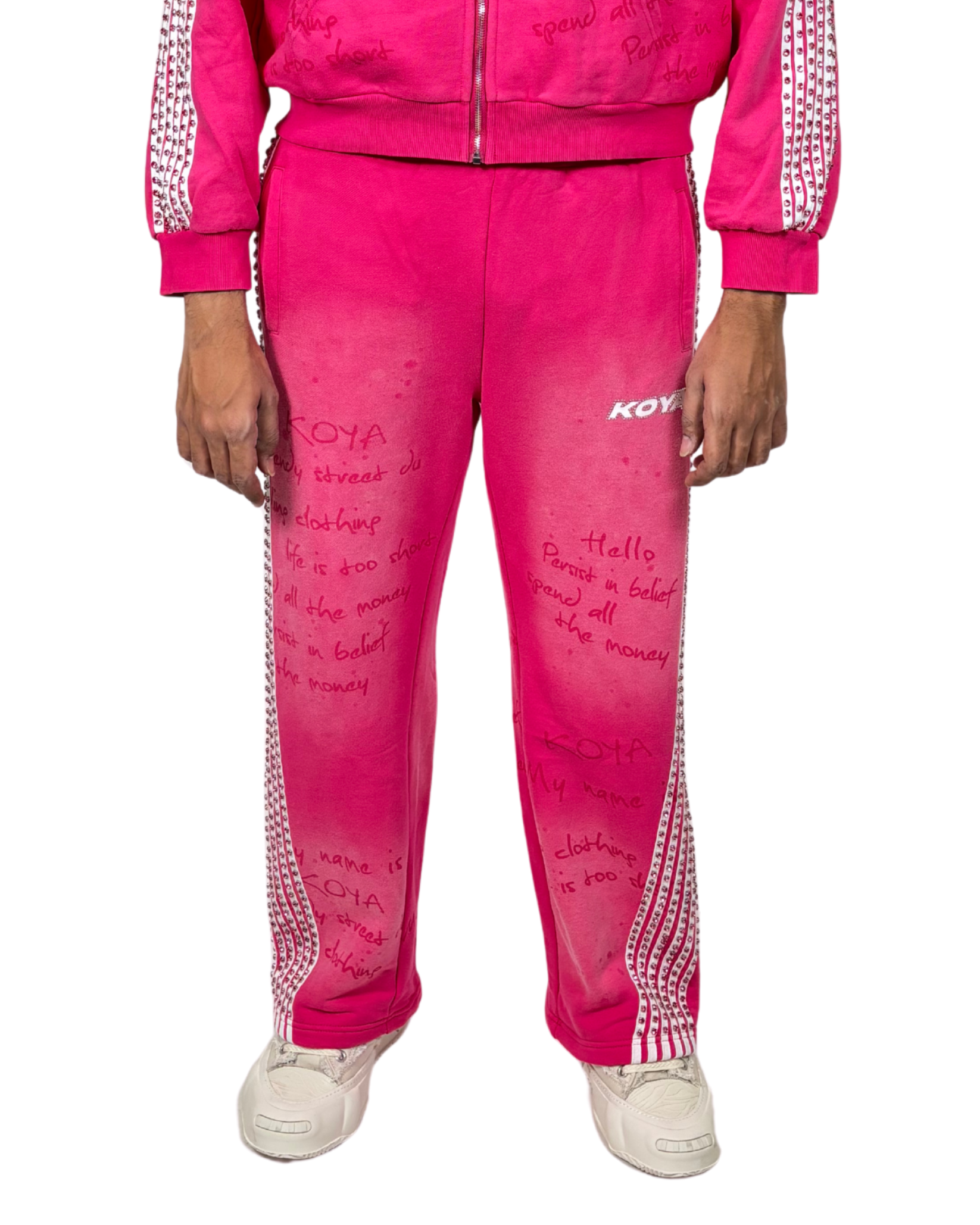 Rhinestone Sweatpants KSRS01