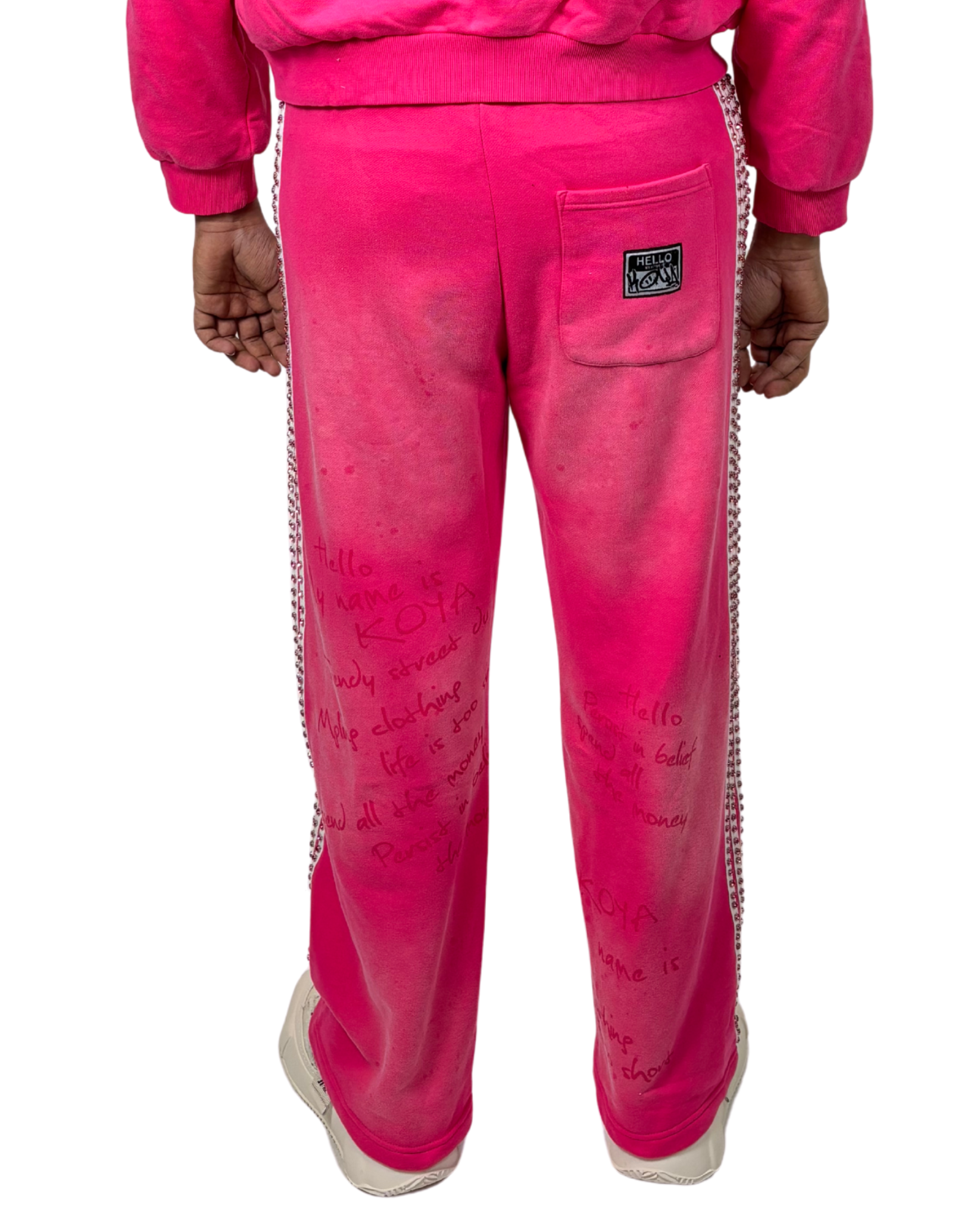 Rhinestone Sweatpants KSRS01