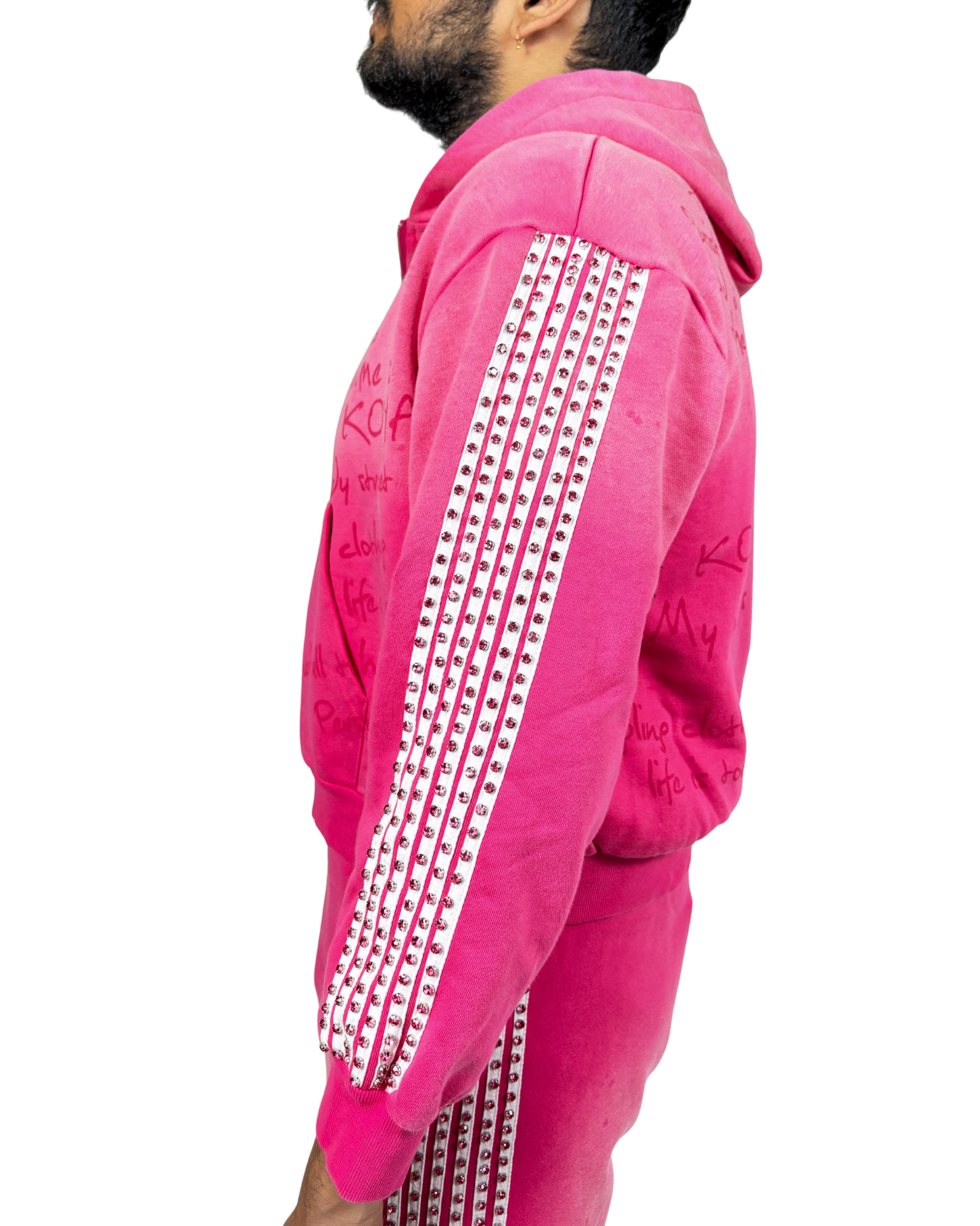 Rhinestone Hoodie KSRS01