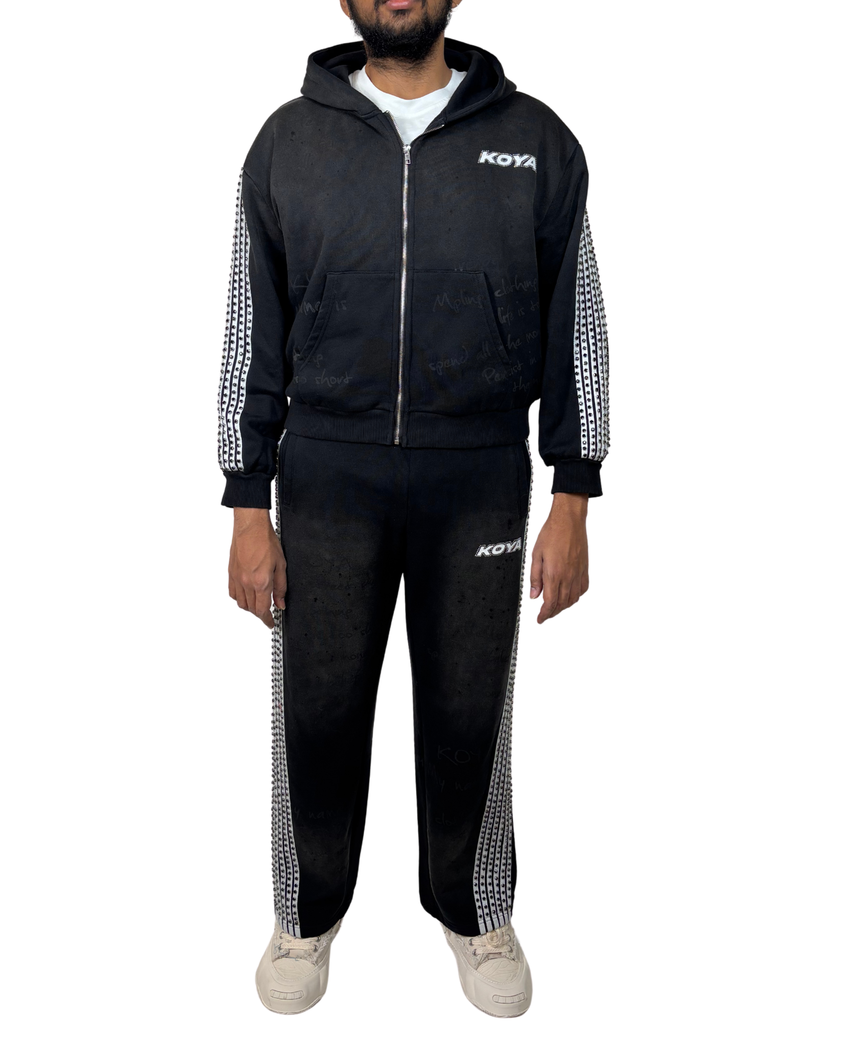 Rhinestone Hoodie KSRS01