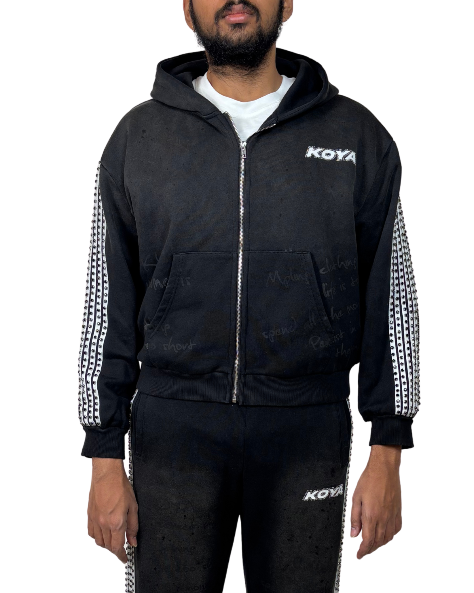 Rhinestone Hoodie KSRS01