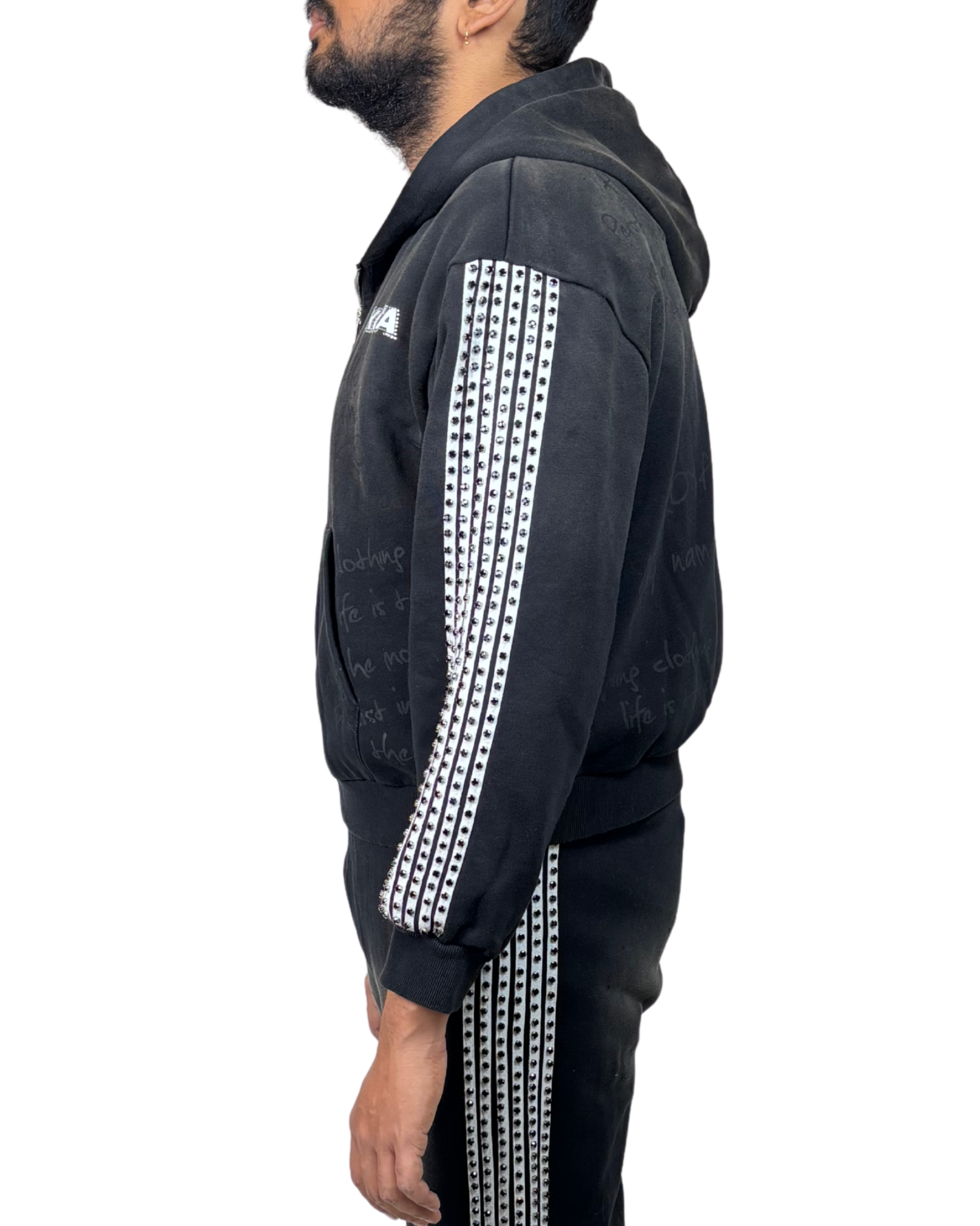 Rhinestone Hoodie KSRS01