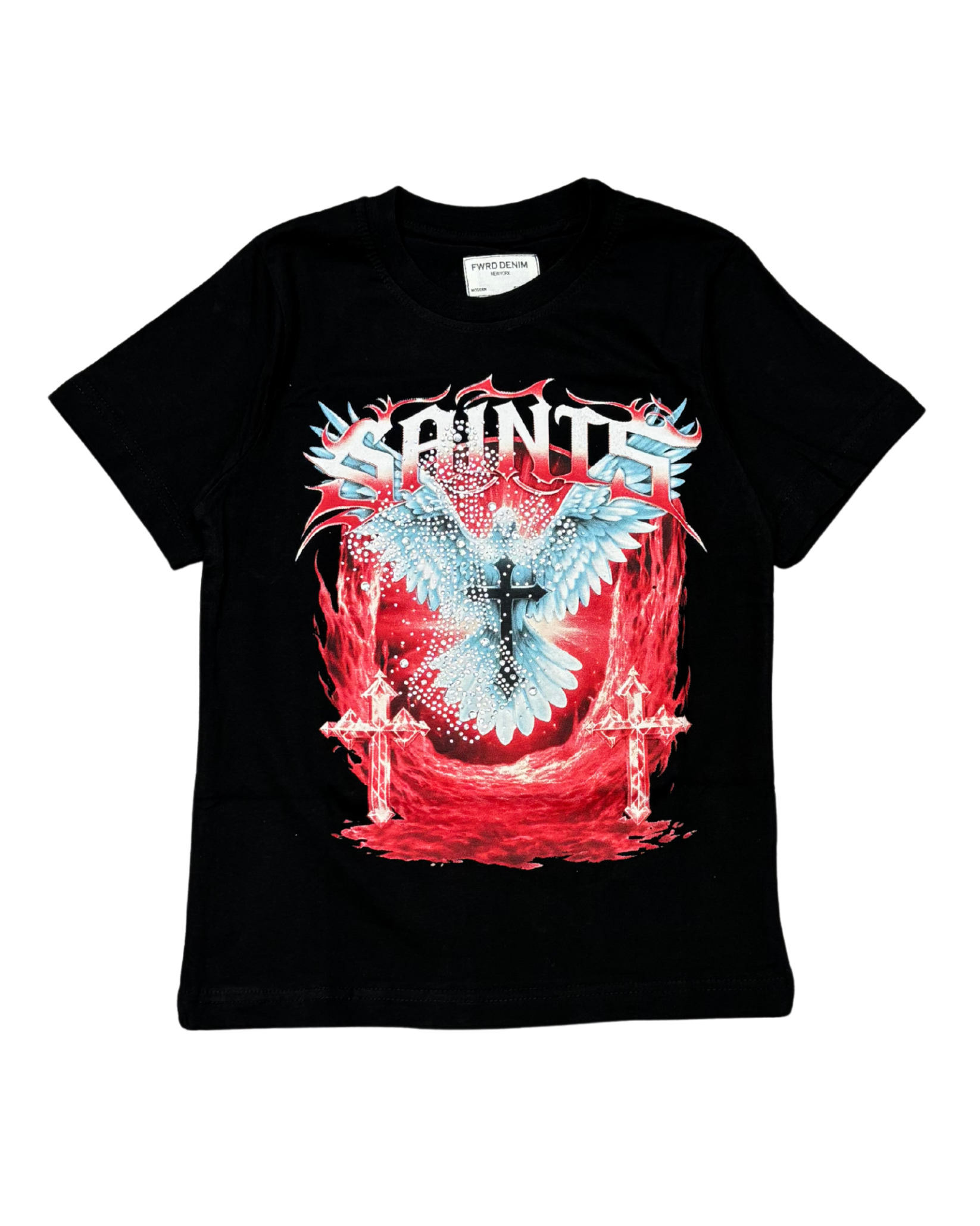 Kids Saints Rhinestone Shirt FW180950