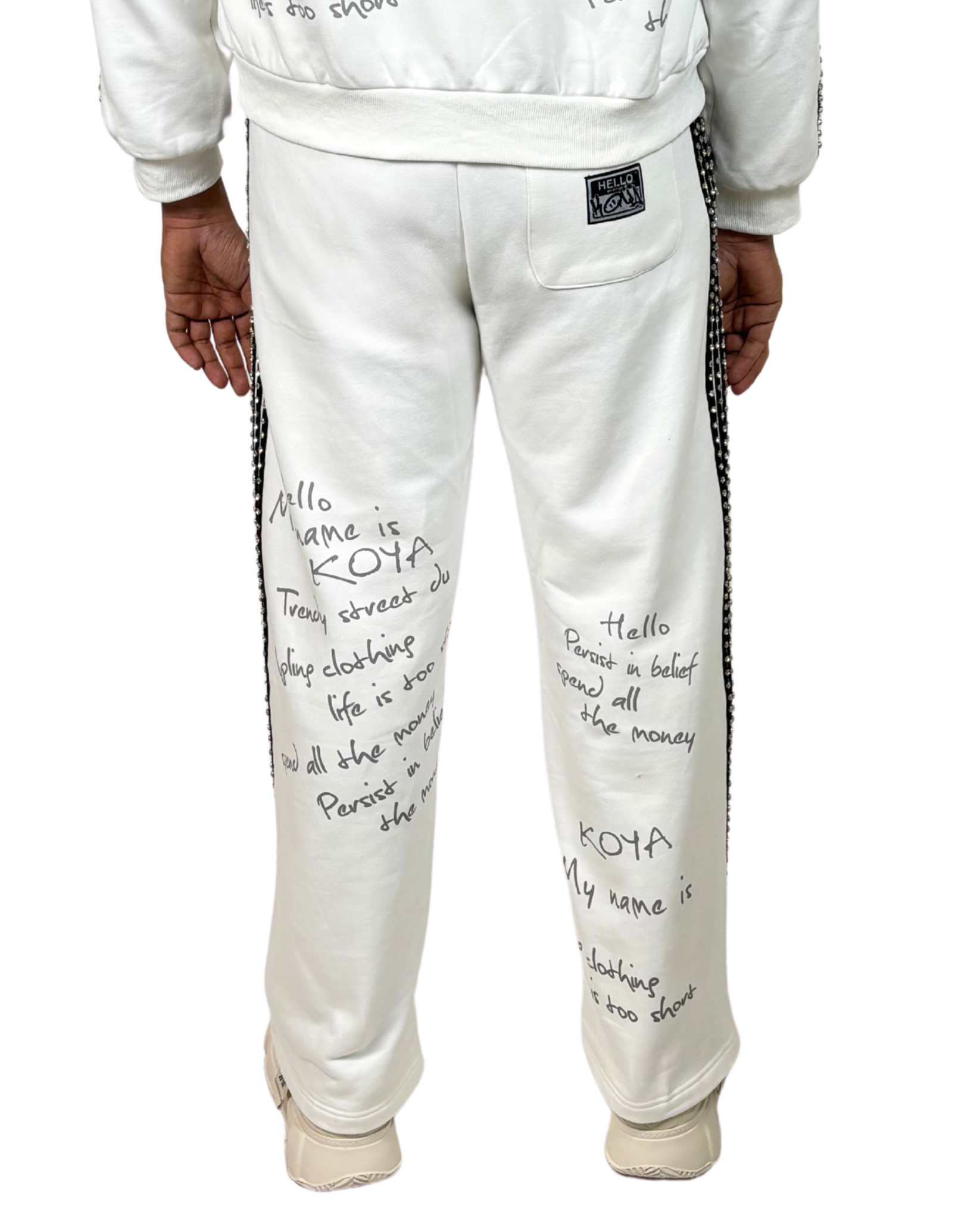Rhinestone Sweatpants KSRS01