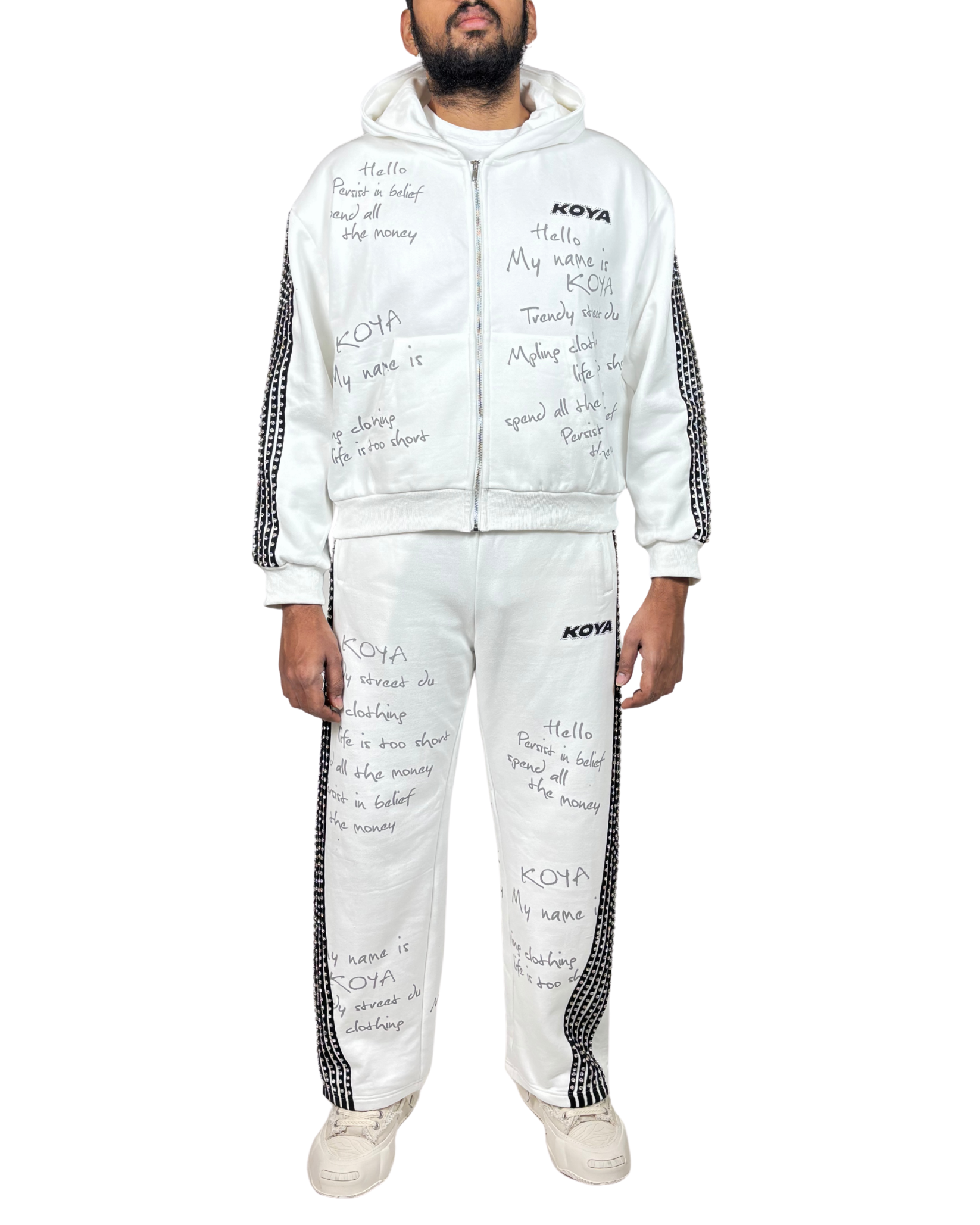 Rhinestone Hoodie KSRS01