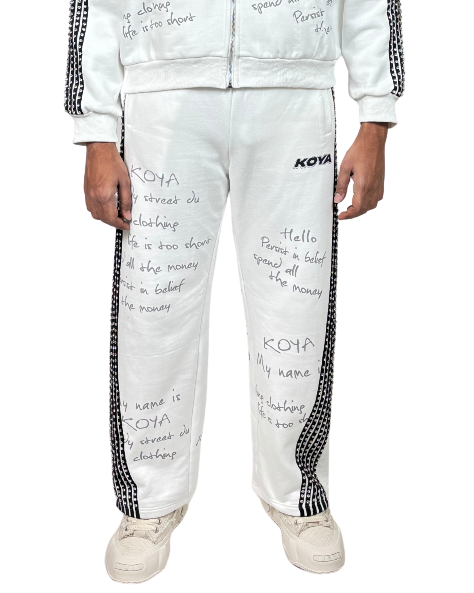 Rhinestone Sweatpants KSRS01