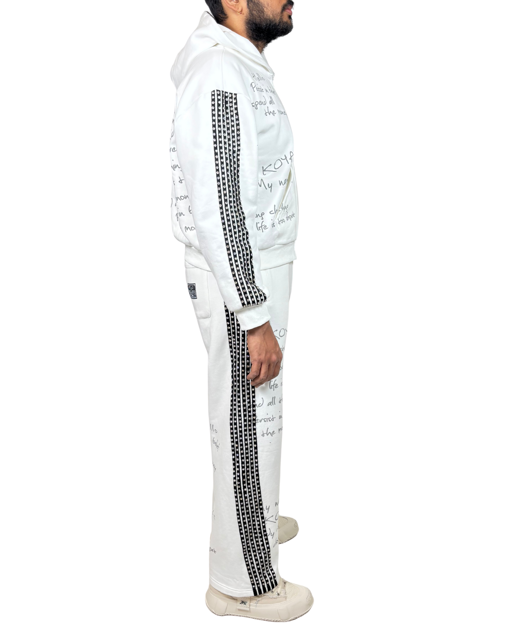 Mens Rhinestone Hoodie KSRS01