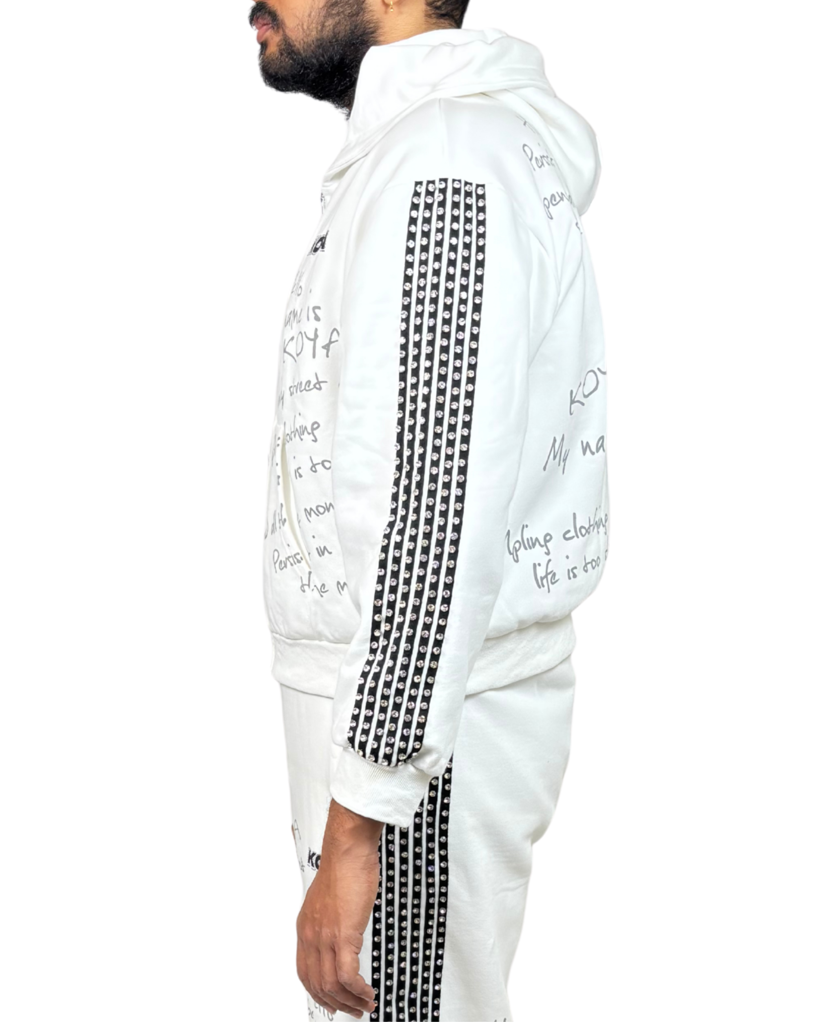 Rhinestone Hoodie KSRS01