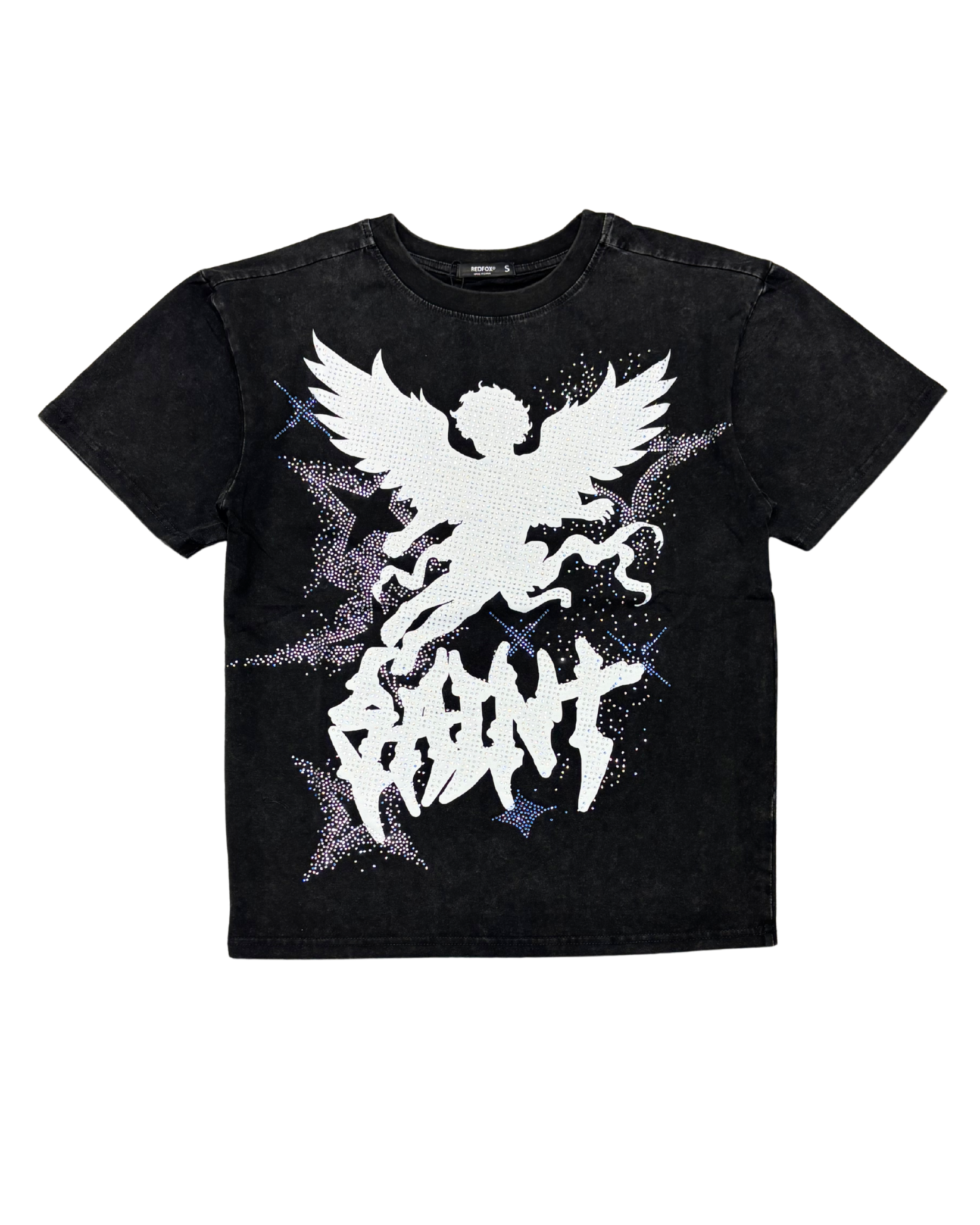 Womens Saint Rhinestone Shirt