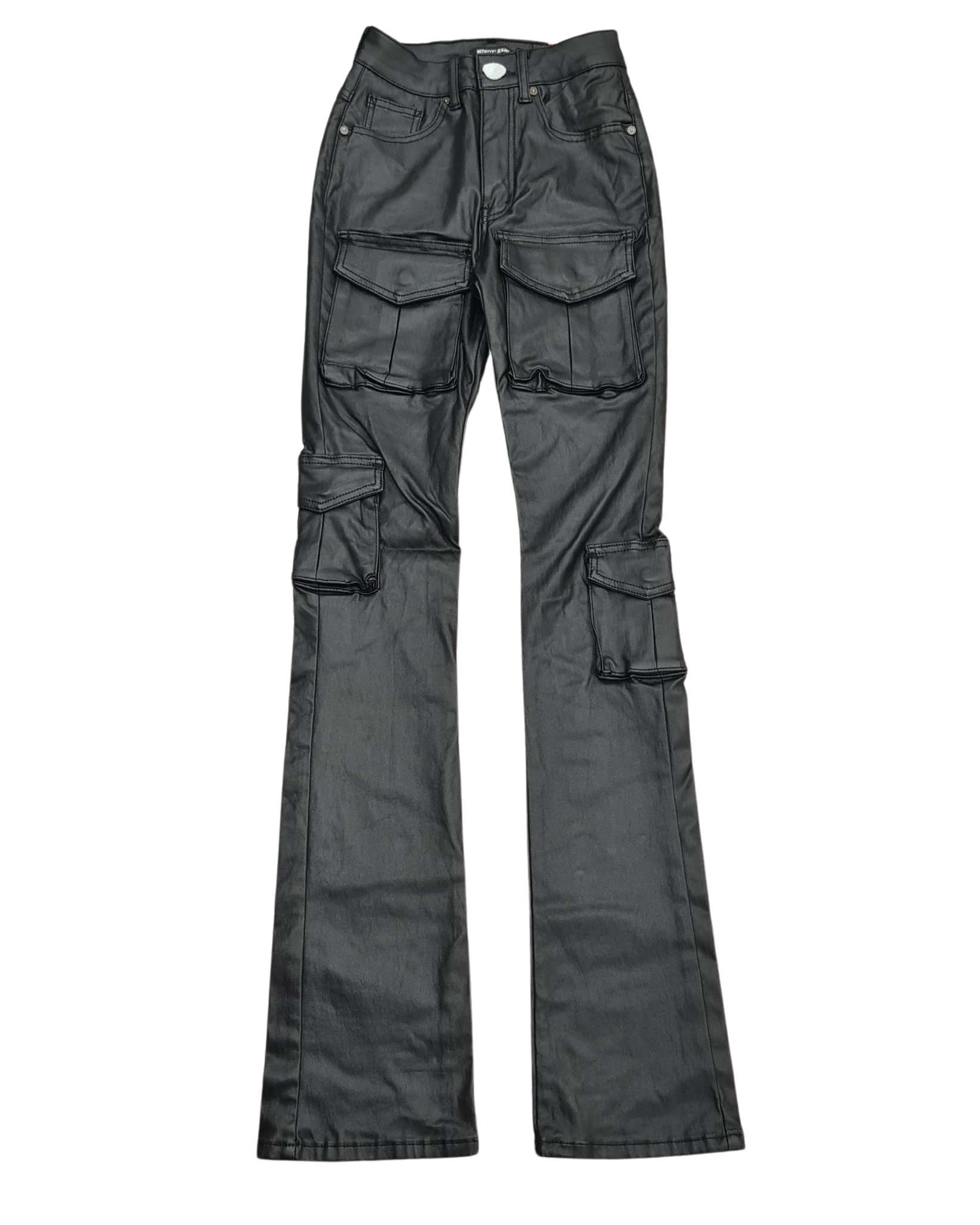 Coated High Waist Jeans