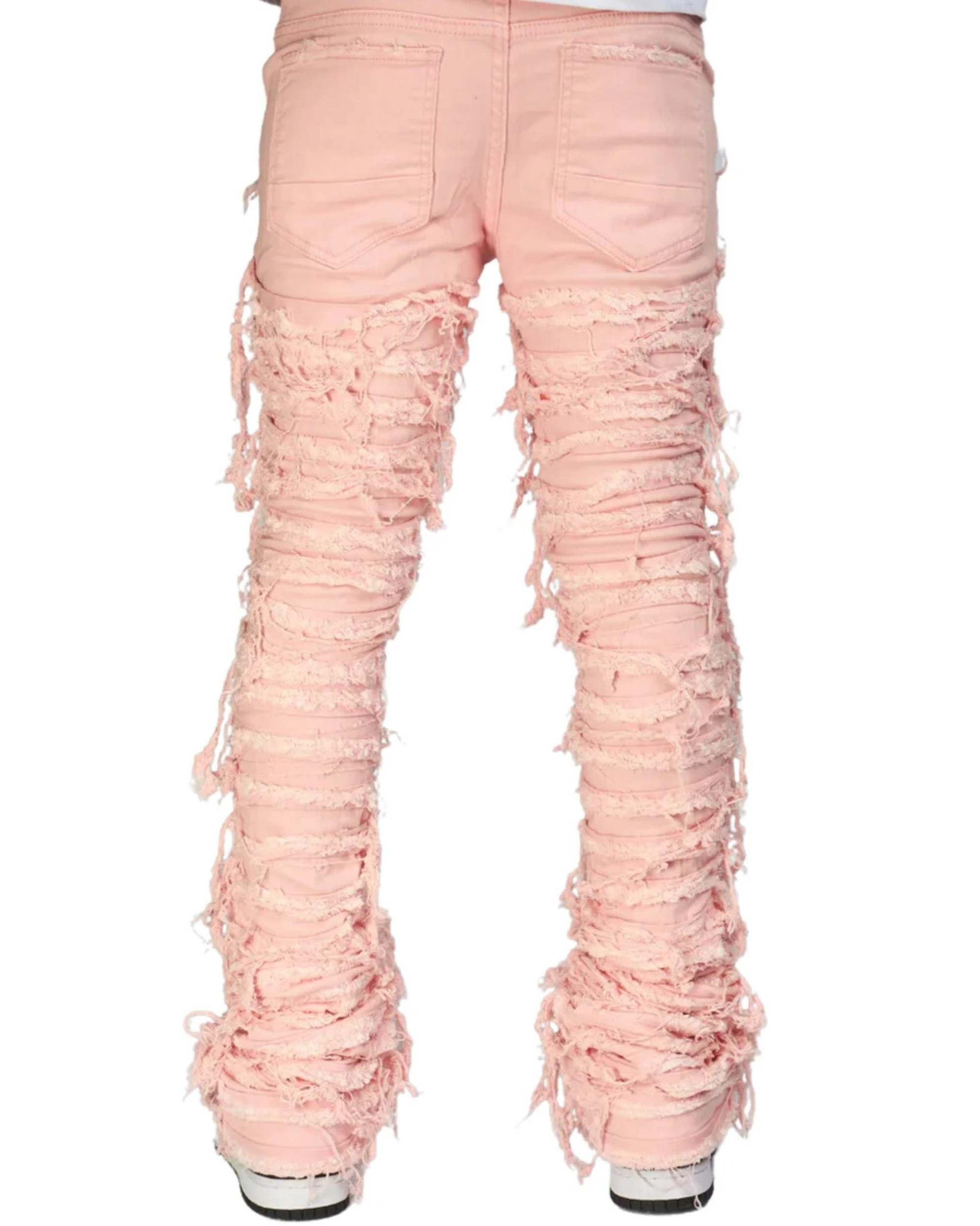 Nirvana Rip & Frayed Stacked Jeans