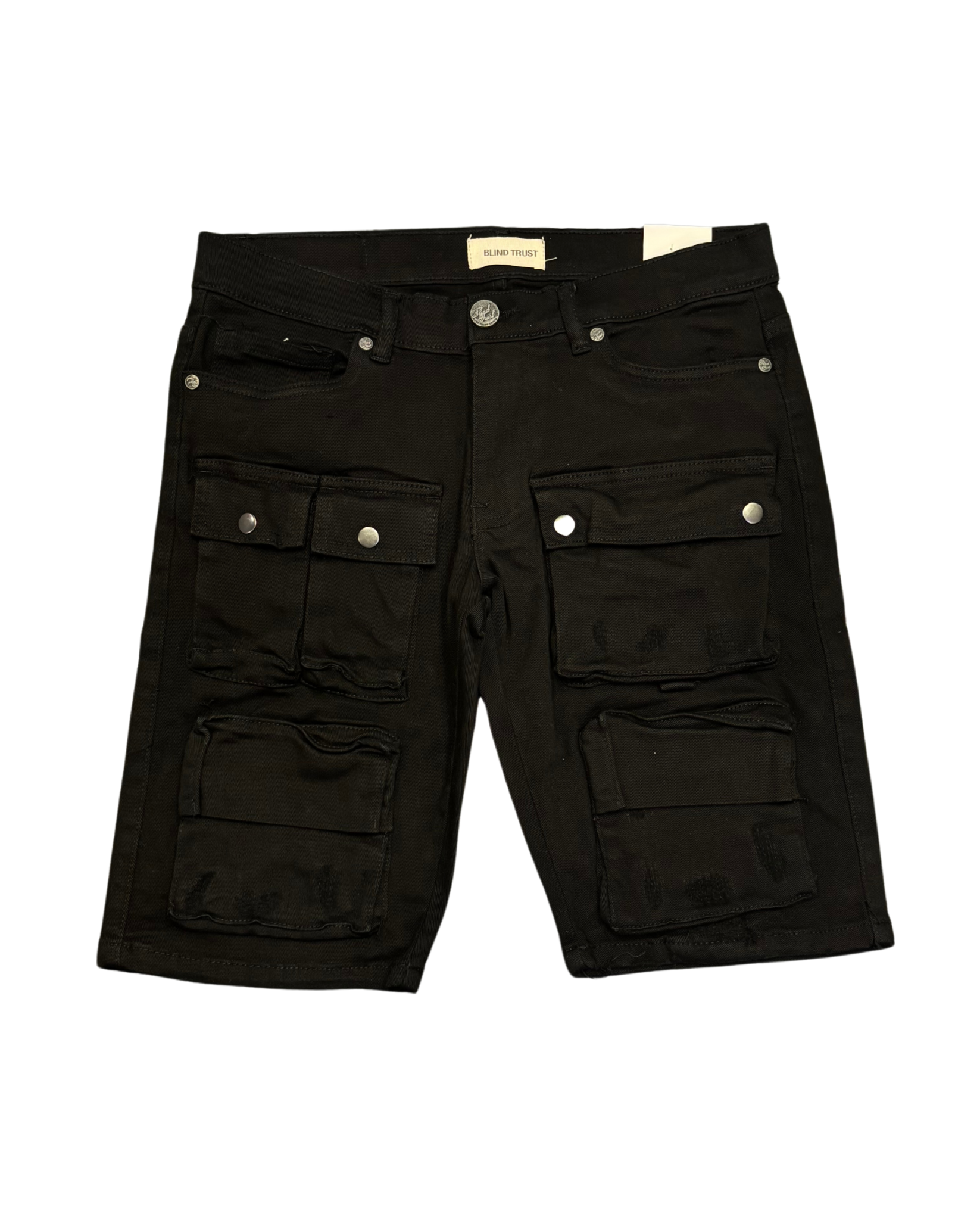 Mens Cargo Denim Shorts