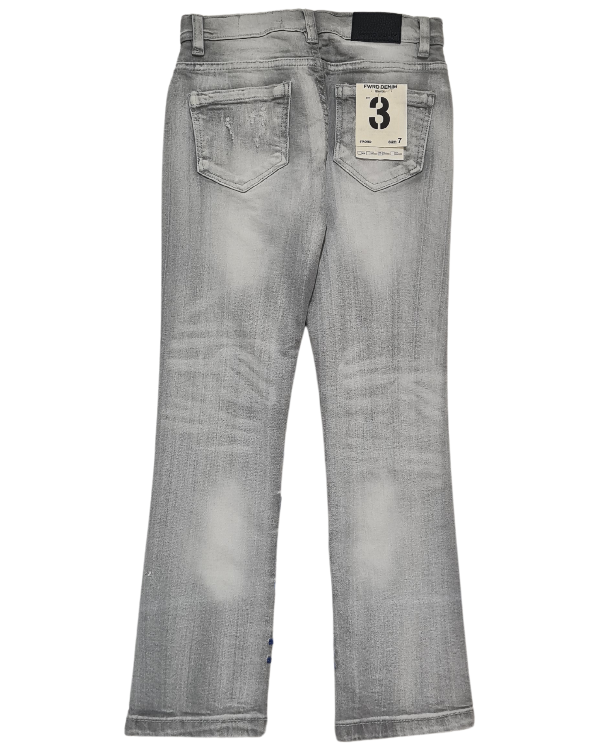 Kids Painted Money Dept Stacked Denim Jeans 330065