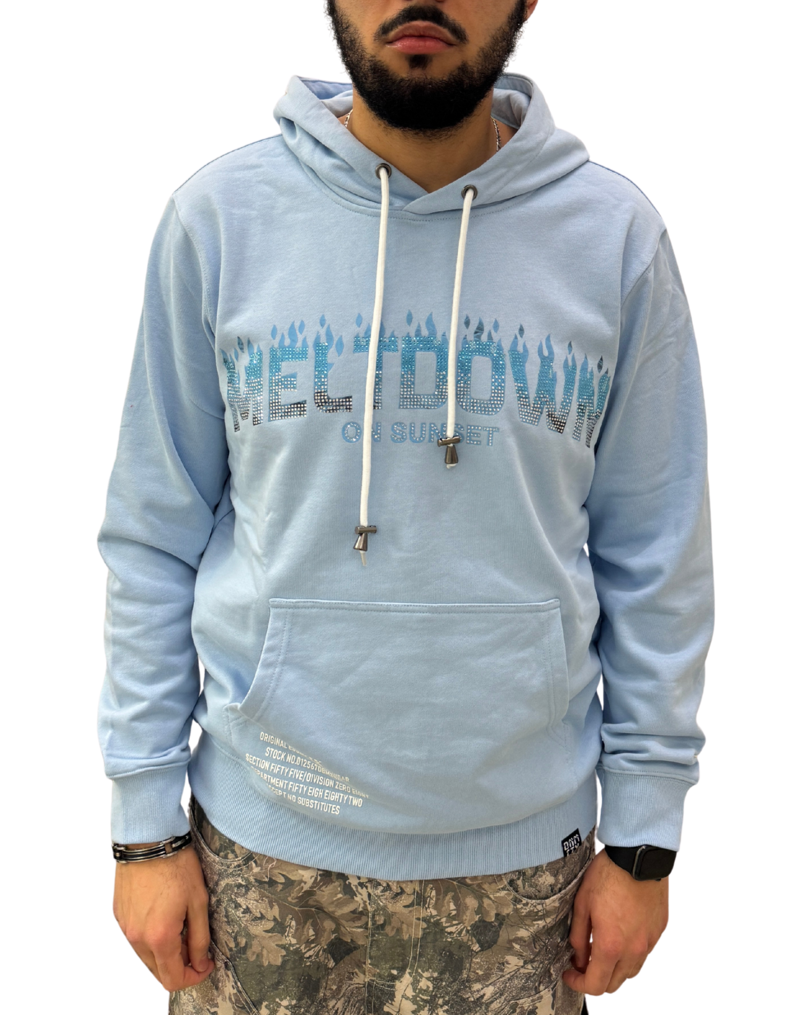 Melt Down On SunSet Stone Hoodie