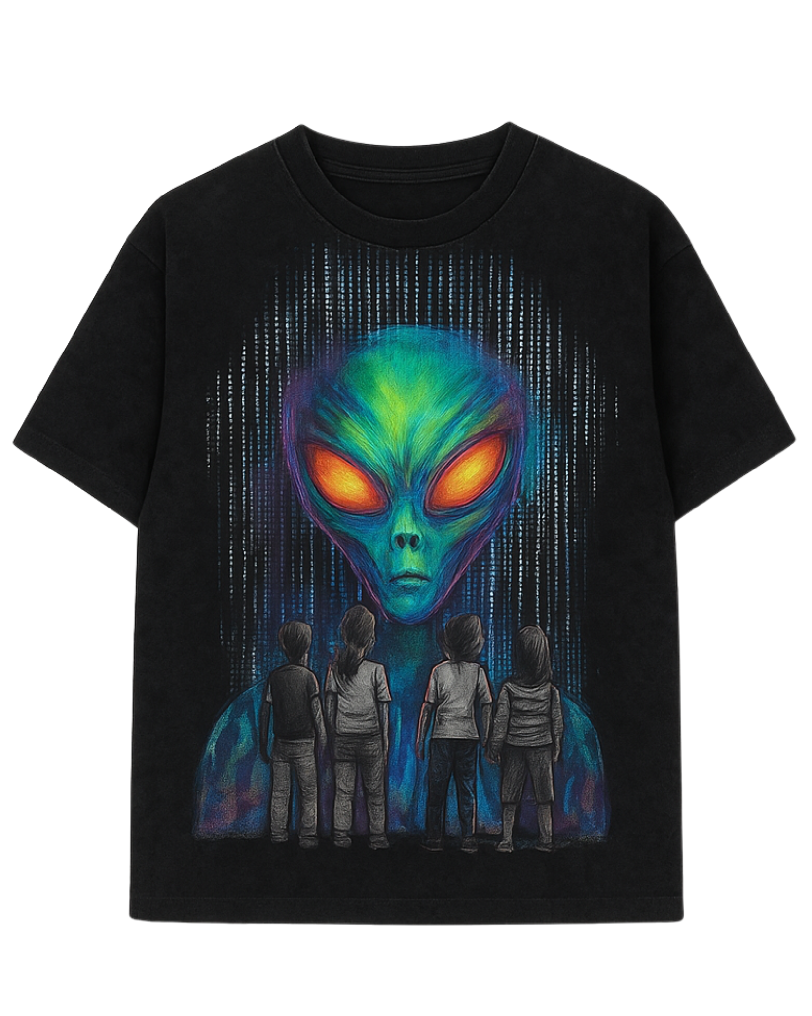 Kids Battle Against Alien Shirt