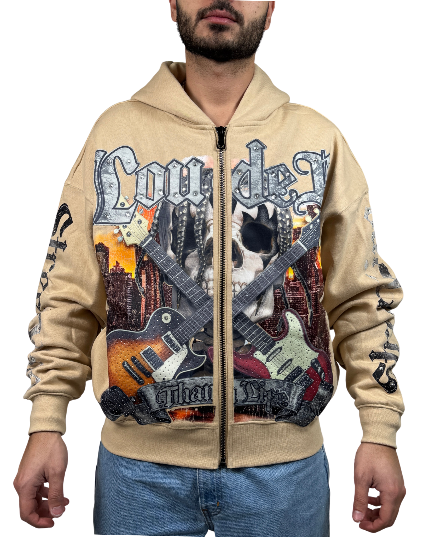 Street King Zipper Hoodie