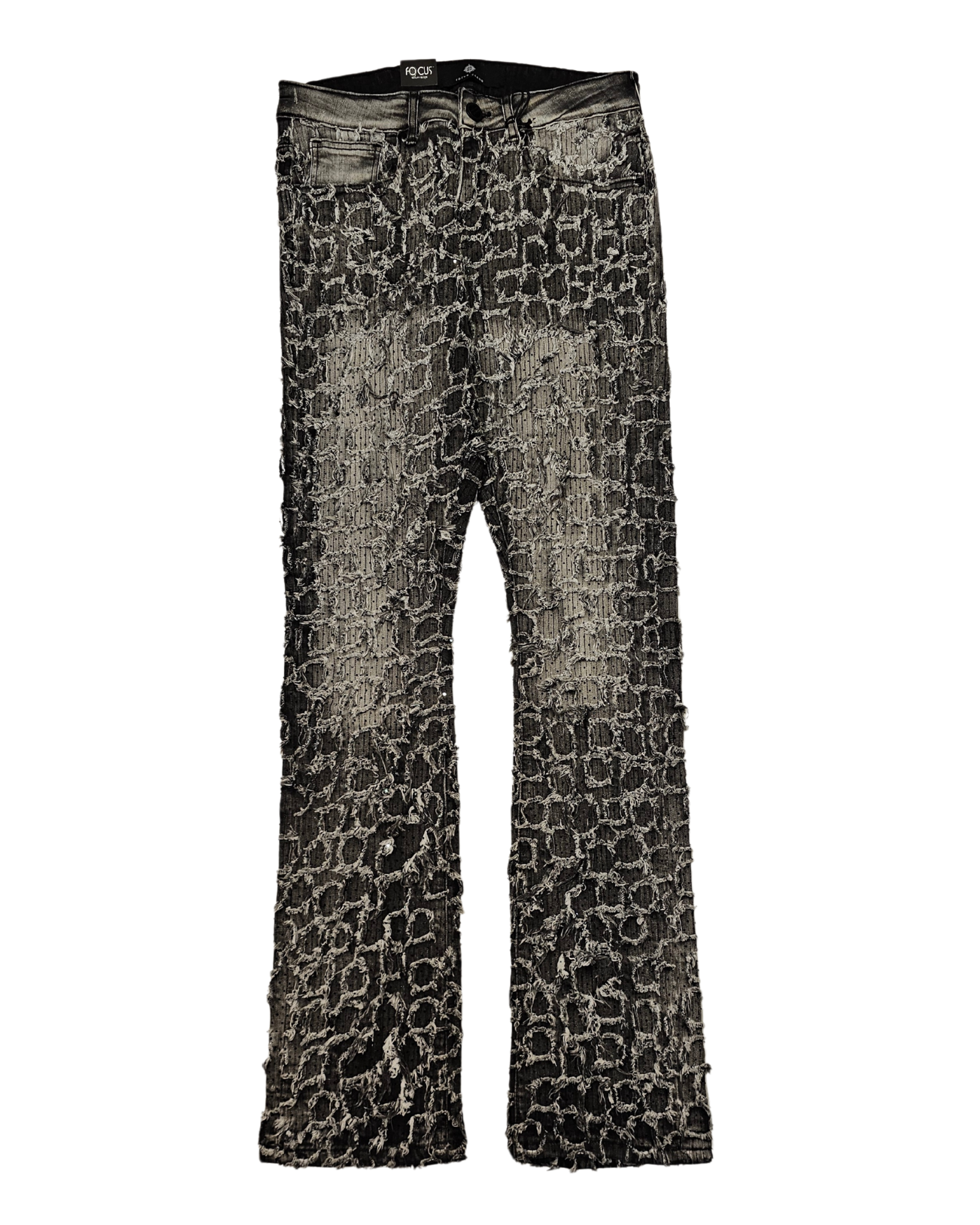 Stacked Rhinestone Jean 5248