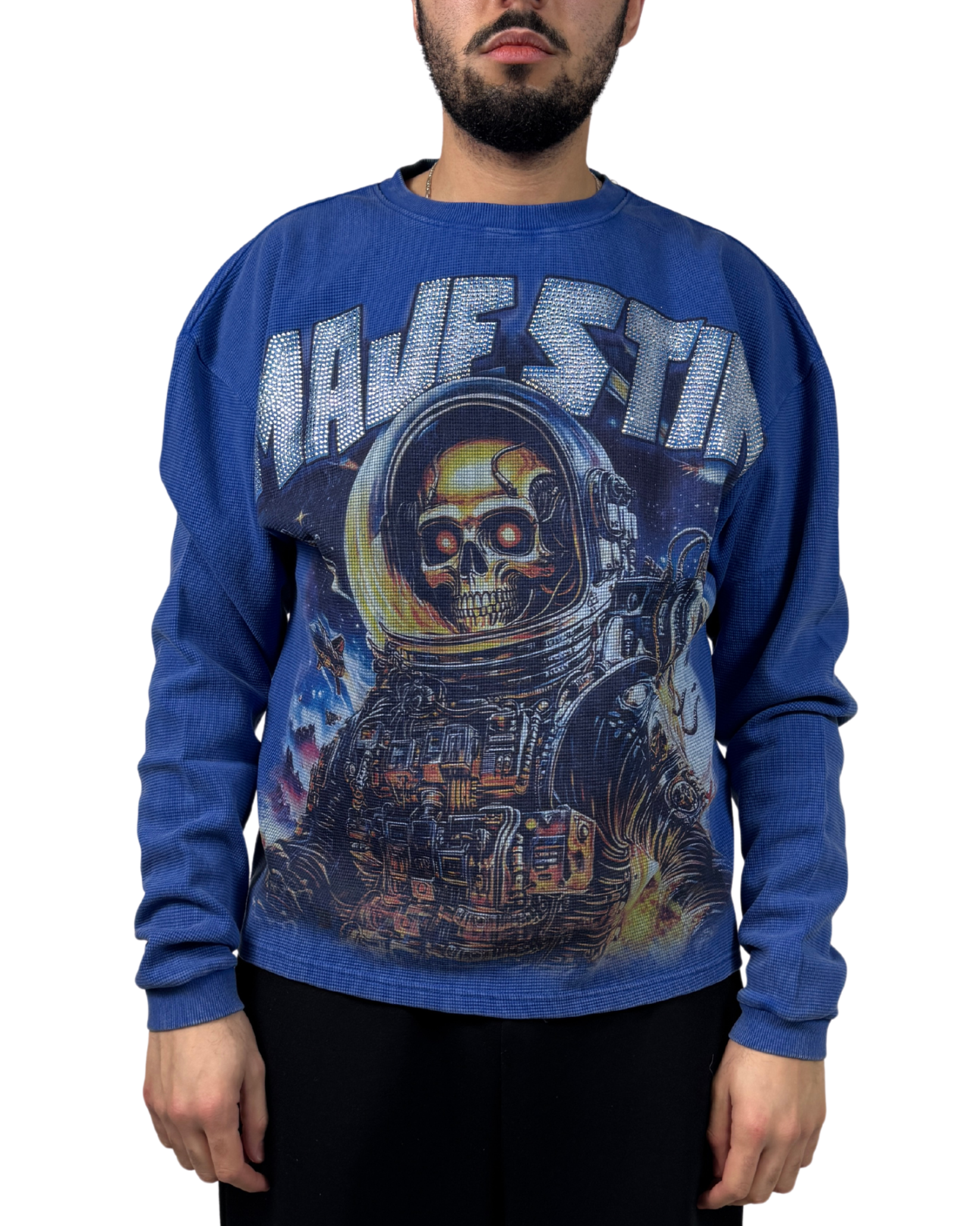 Skeleton astronaut full sleeve shirt