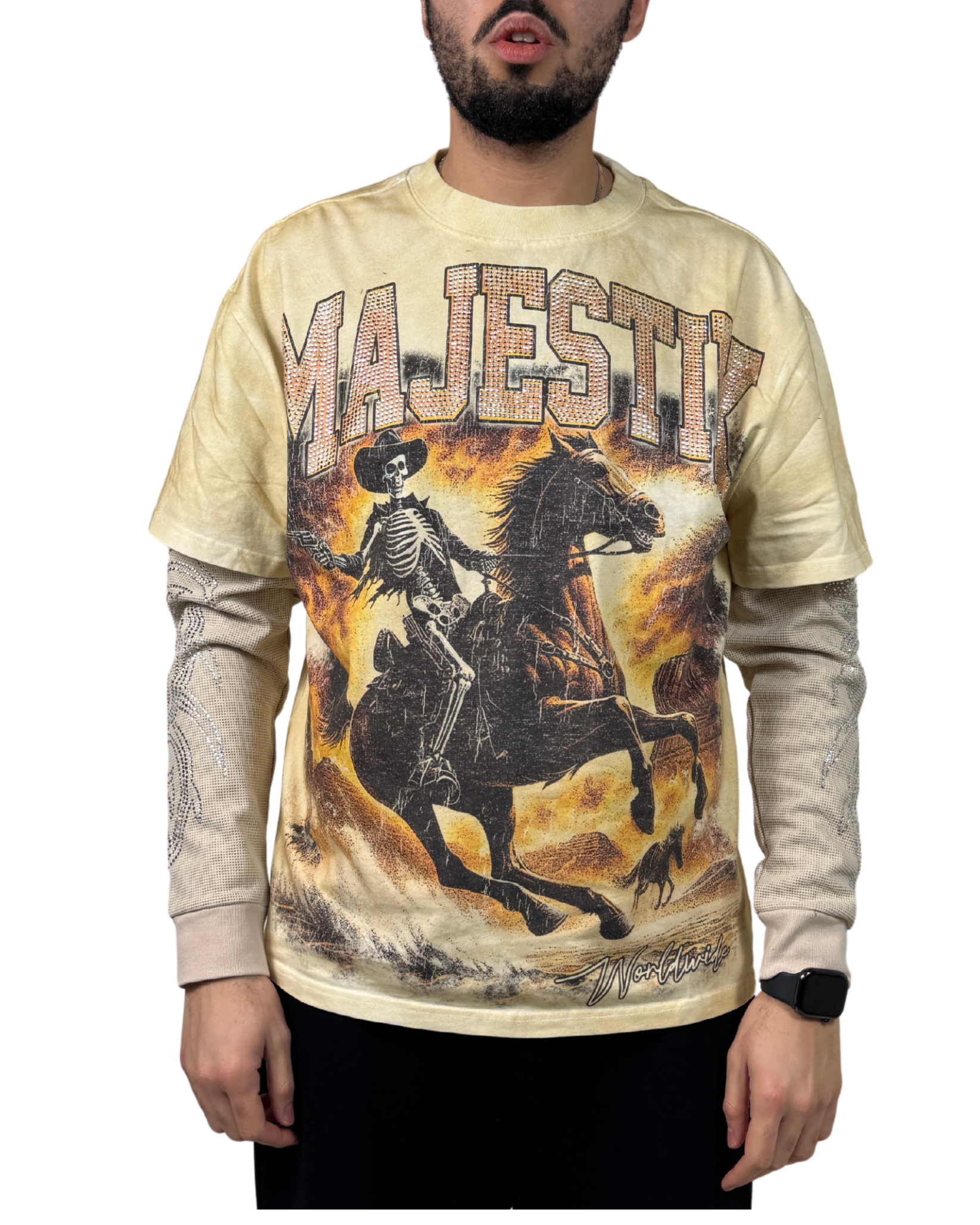 Live Out Side The System Full Sleeve  Shirt