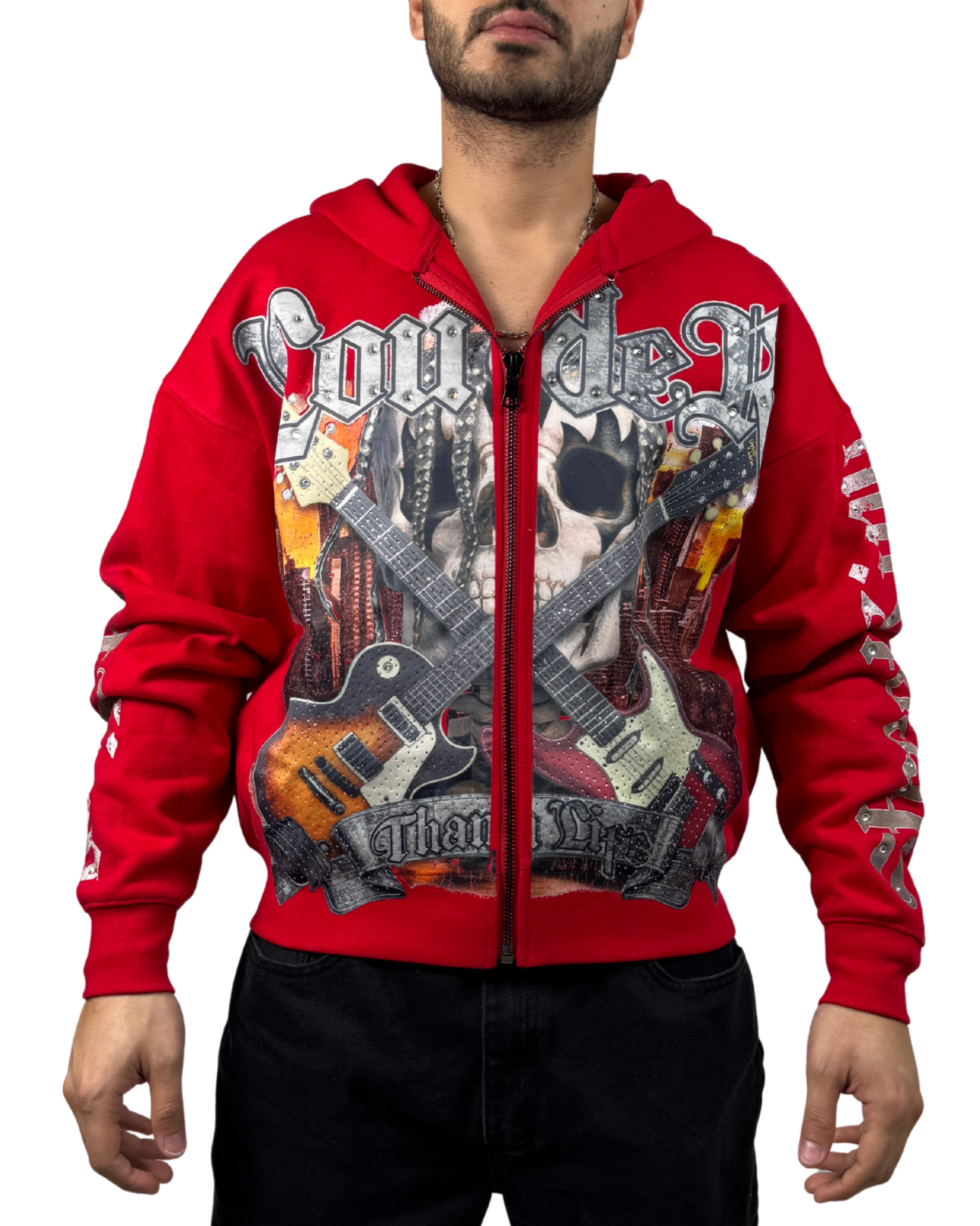 Street King Zipper Hoodie