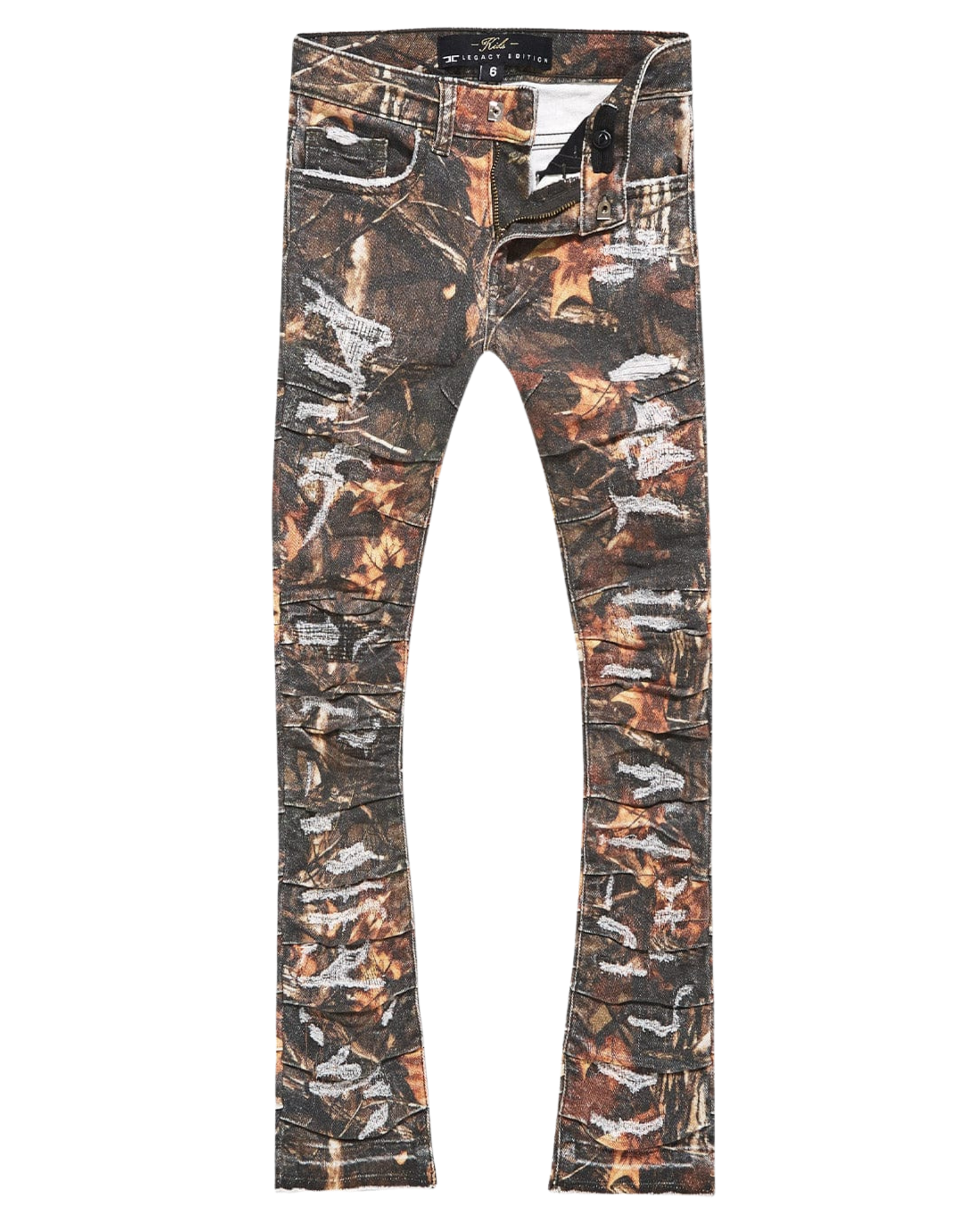 Kids Stacked Ripple Jeans 1157