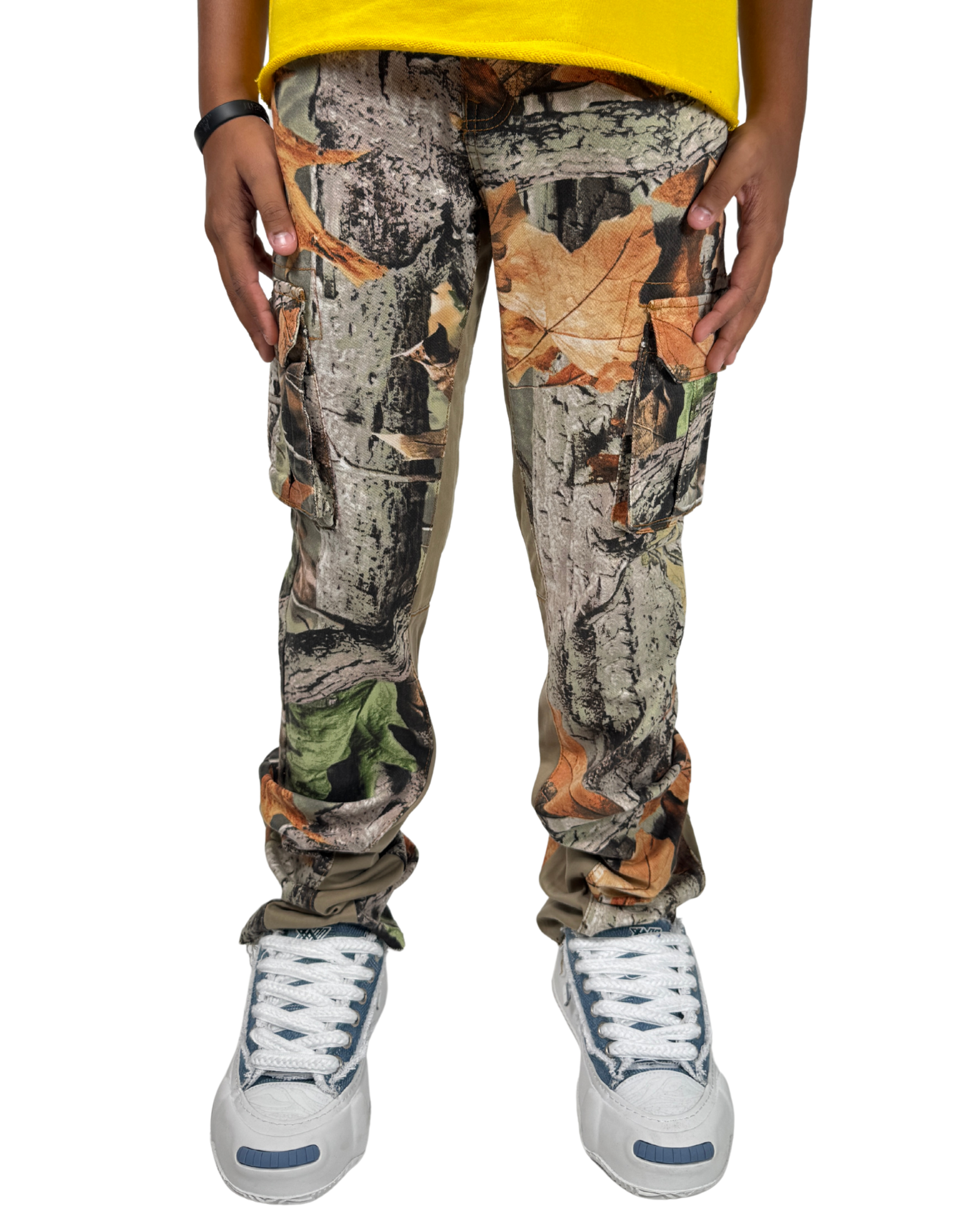 Kids Stacked Cargo Jeans JTF223