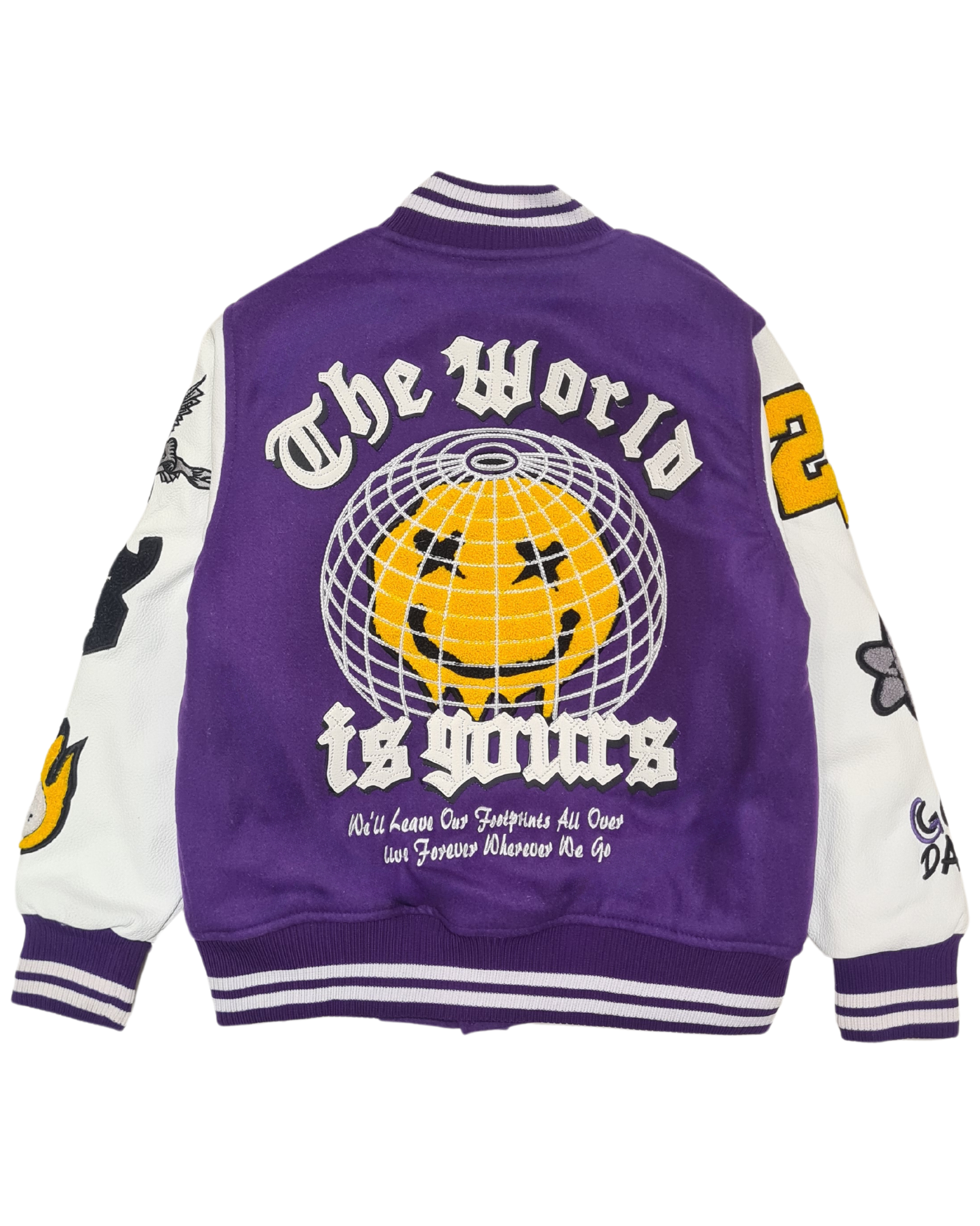 Kids The World Is Yours Varsity Jacket
