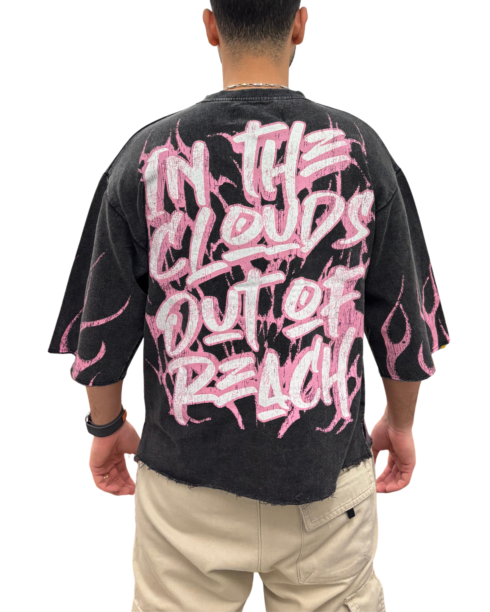 In Clouds Cropped Shirt T5217