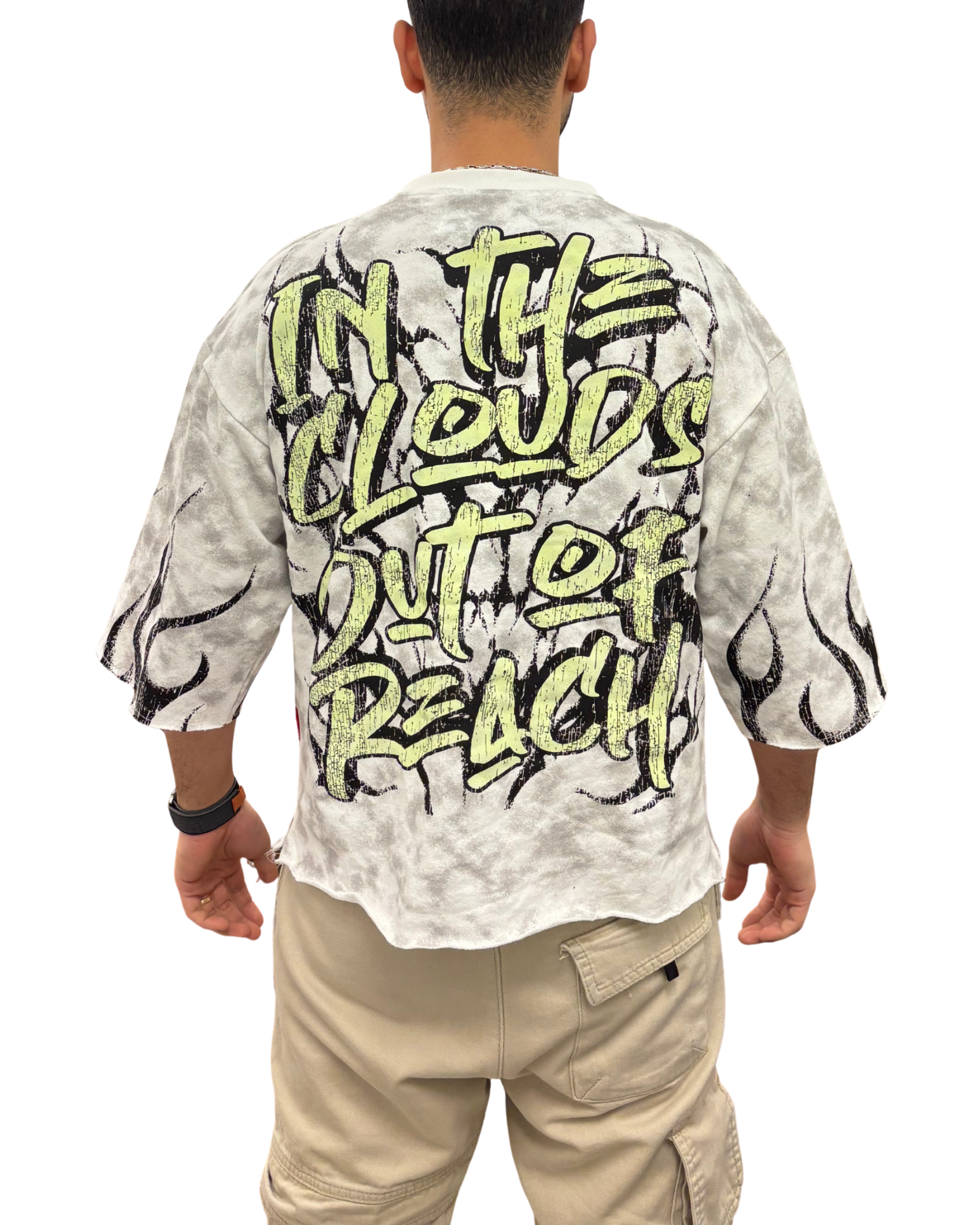 In Clouds Cropped Shirt T5217