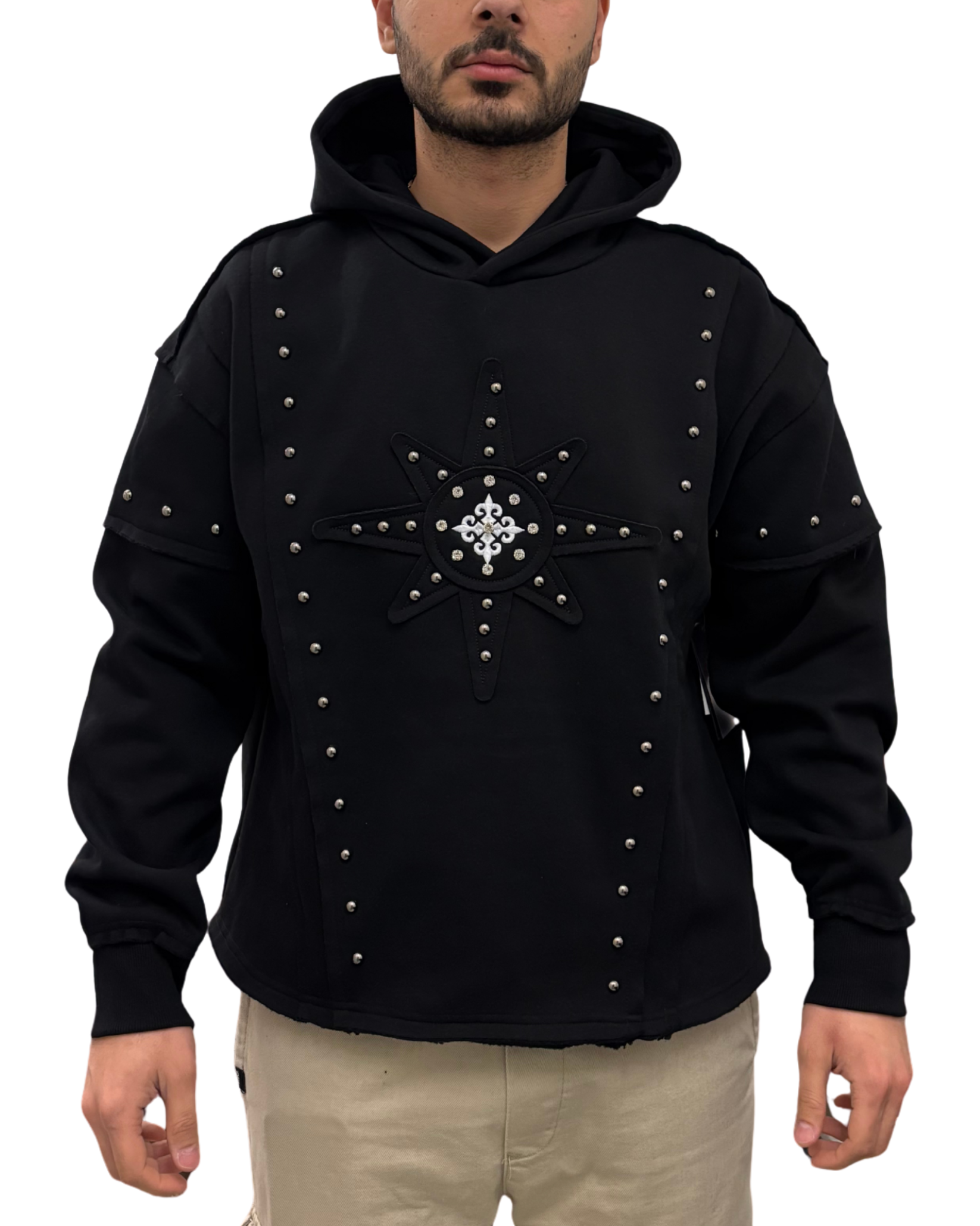 Rhinestones Hoodie KF2593